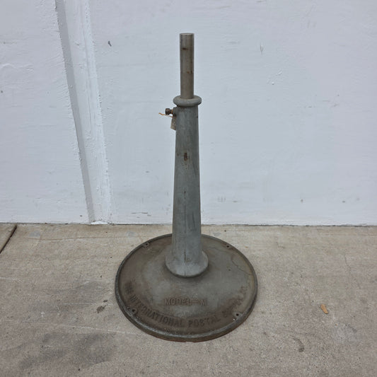 "The International Postal Supply Co." Stand (industrial salvage)