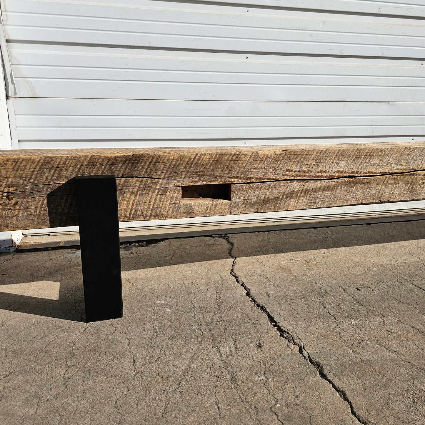 Antique Barn Beam Bench