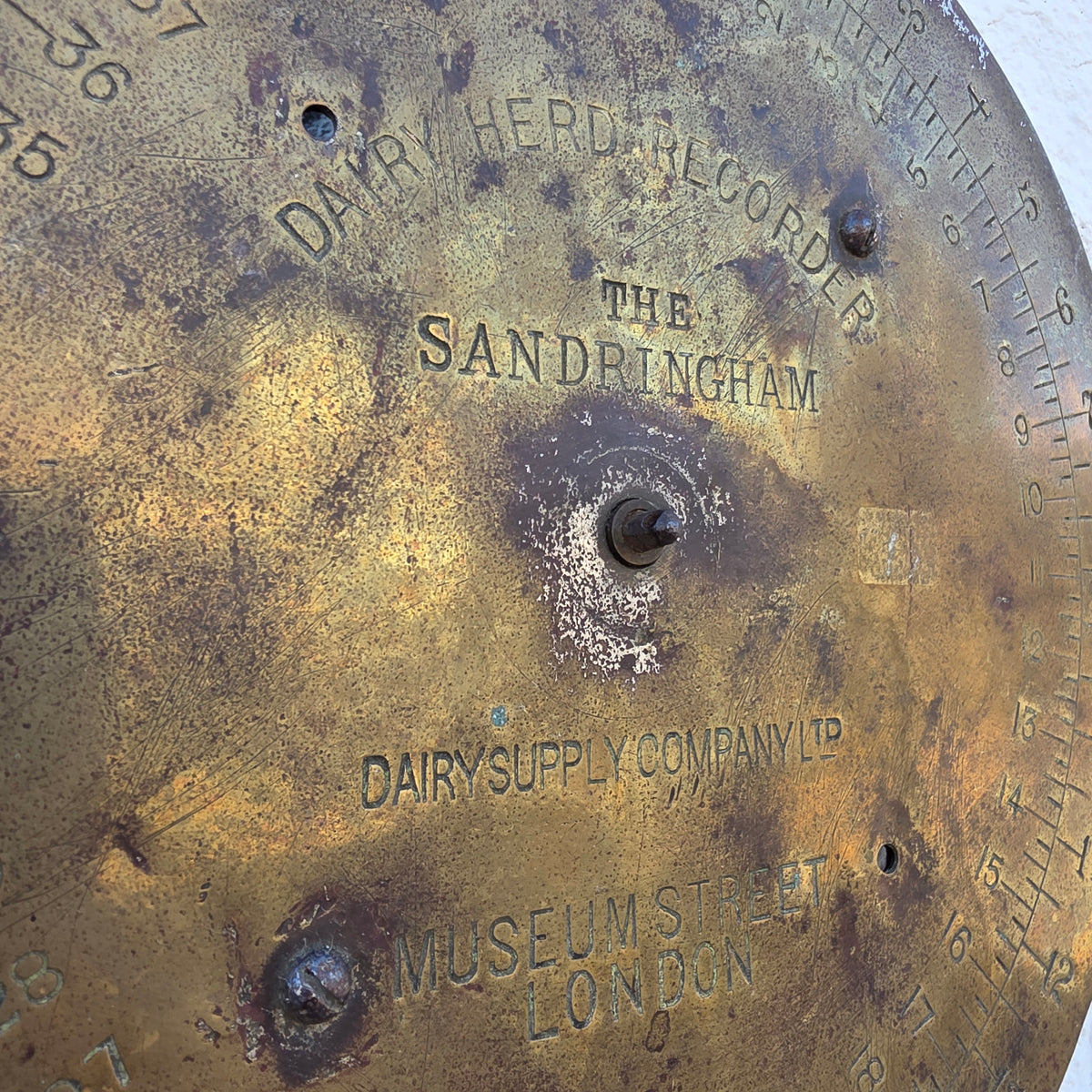 Antique Brass English Scale
