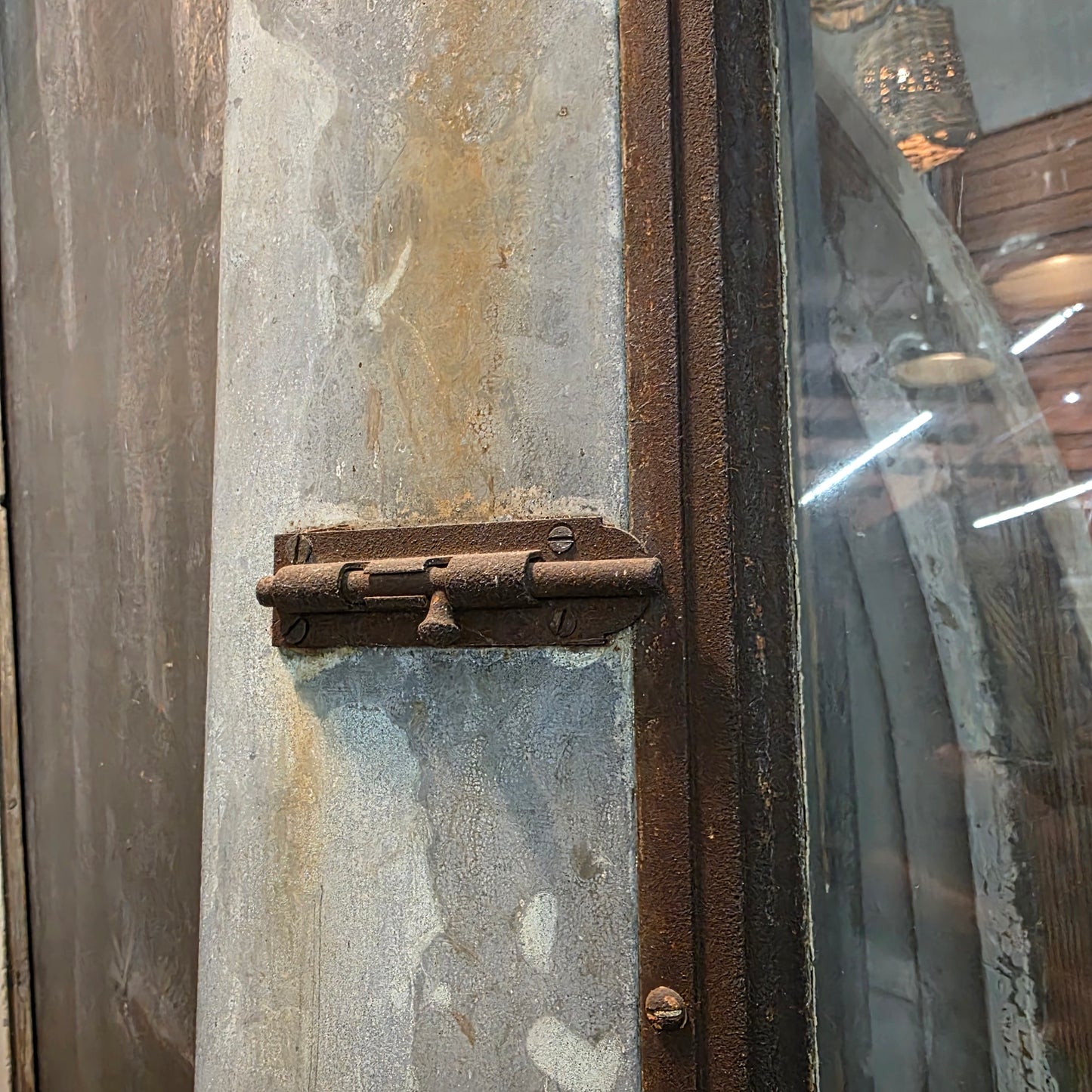 Metal Fire Door with Single Clear Glass Lite