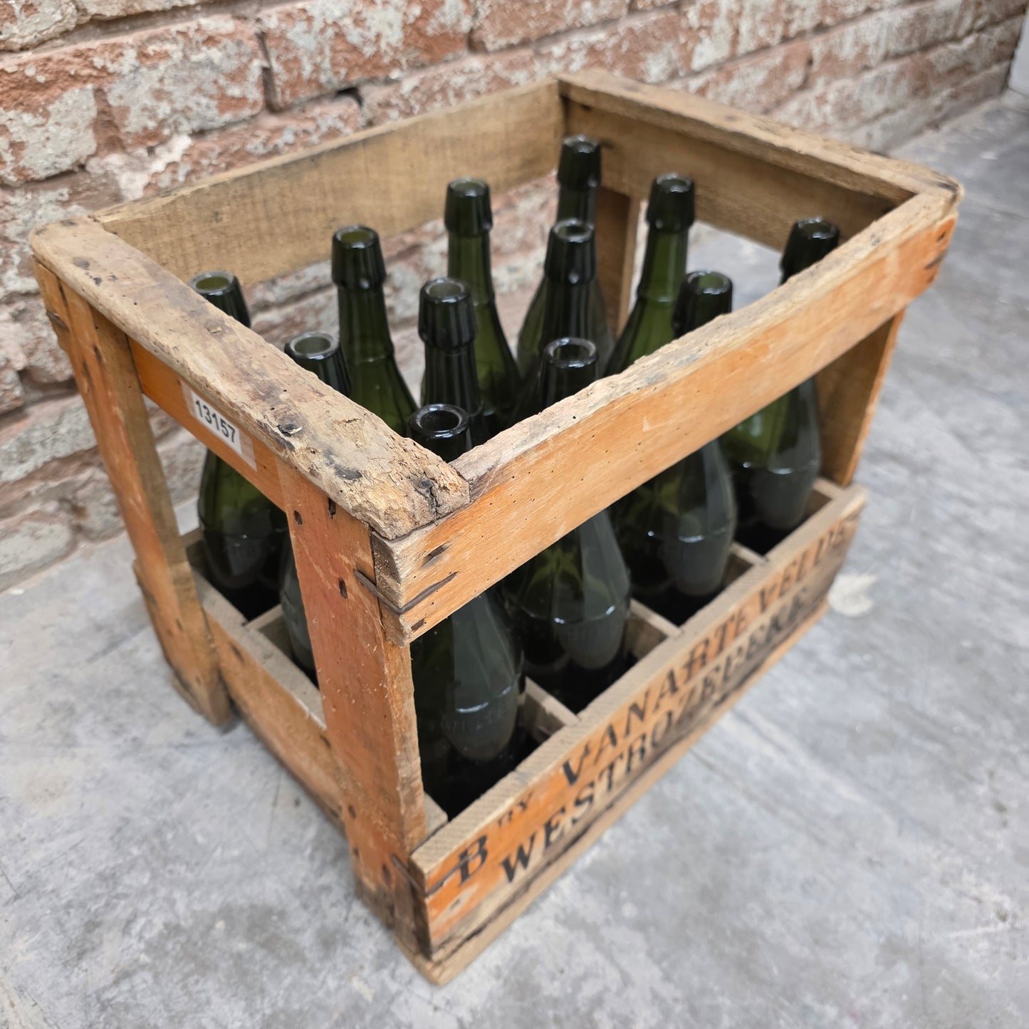 Beer Bottles in Crate from Brasserie Van Artevelde, Westrozebeke, Belgium