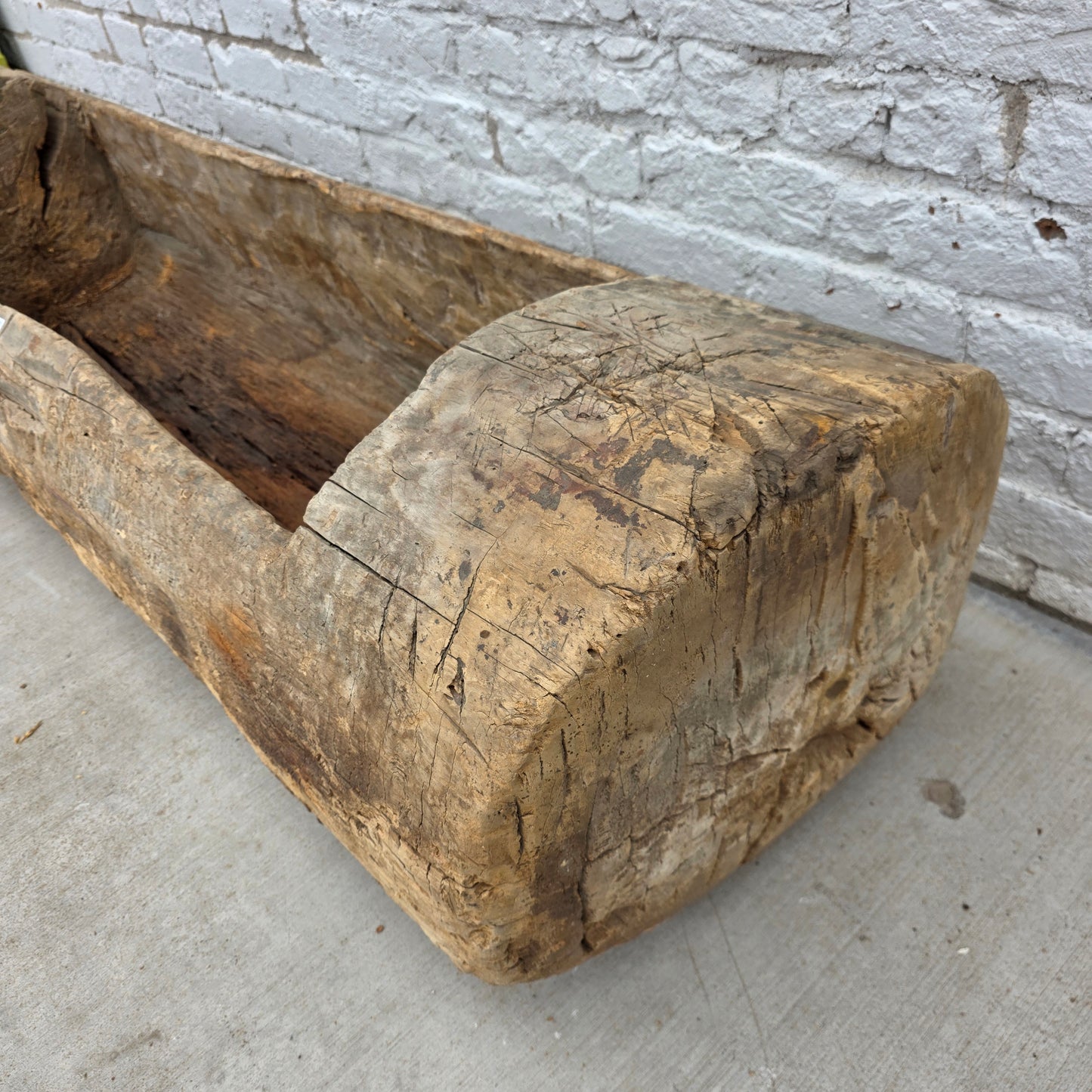 Rustic Wooden Trough