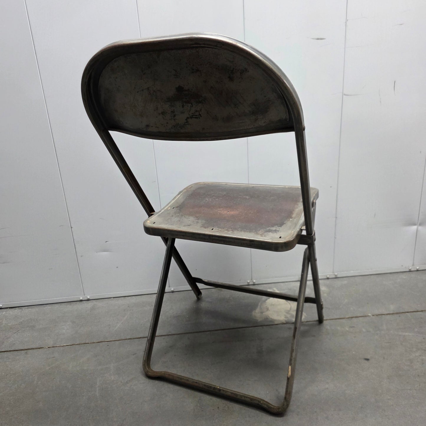Vintage Folding Metal Chair
