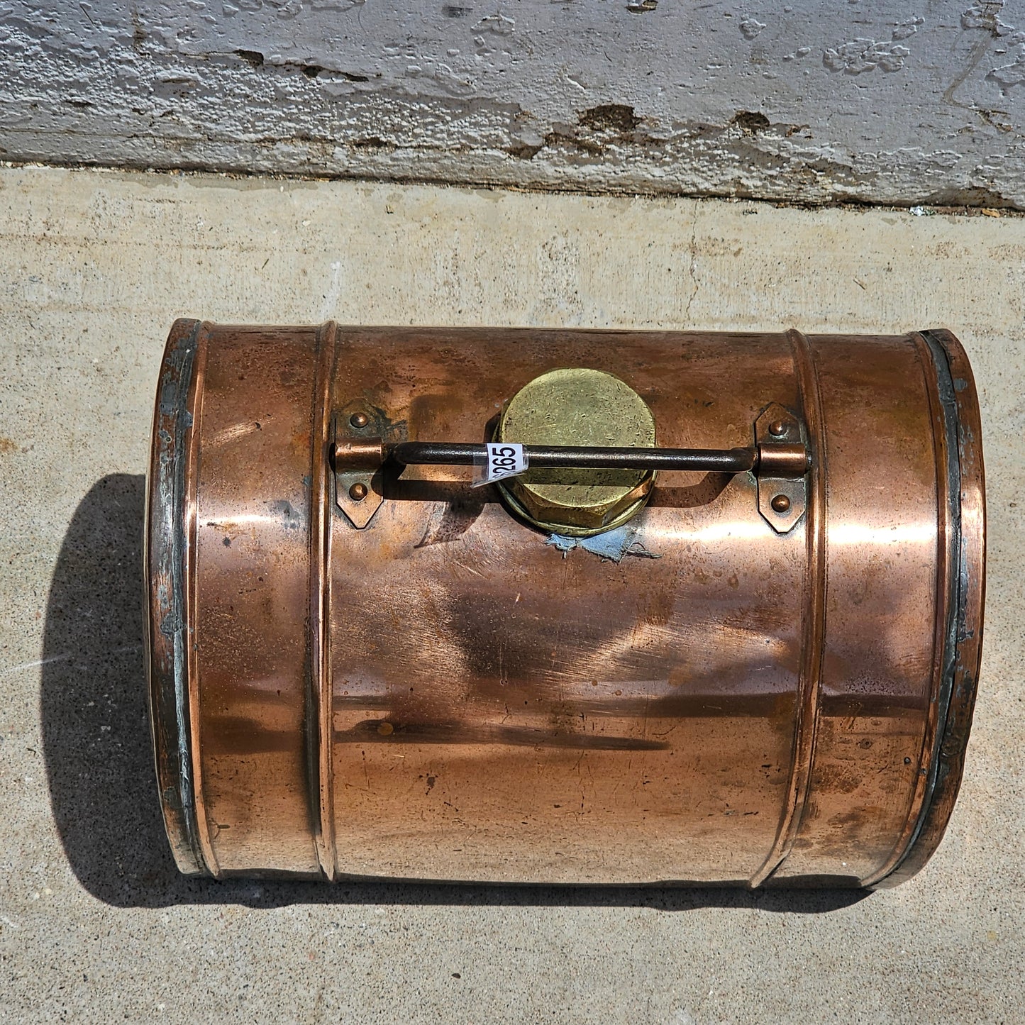 French Copper Petrol Can