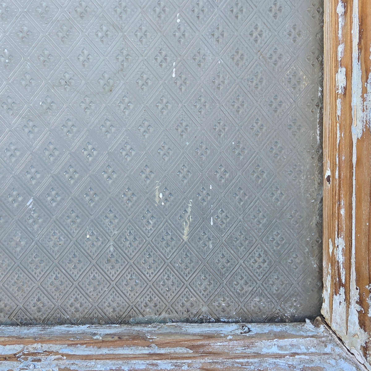 Pair of Single Lite Carved Doors