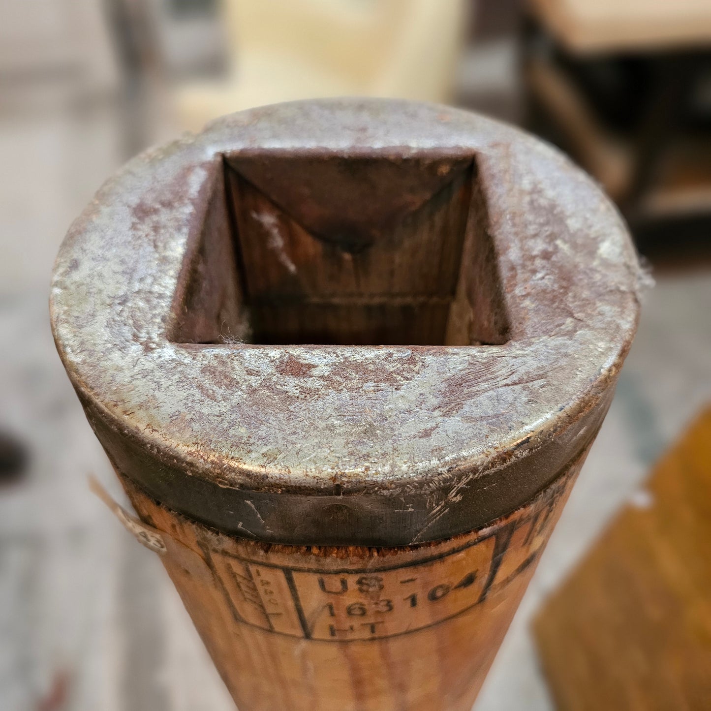 Wooden Cylinder 4'