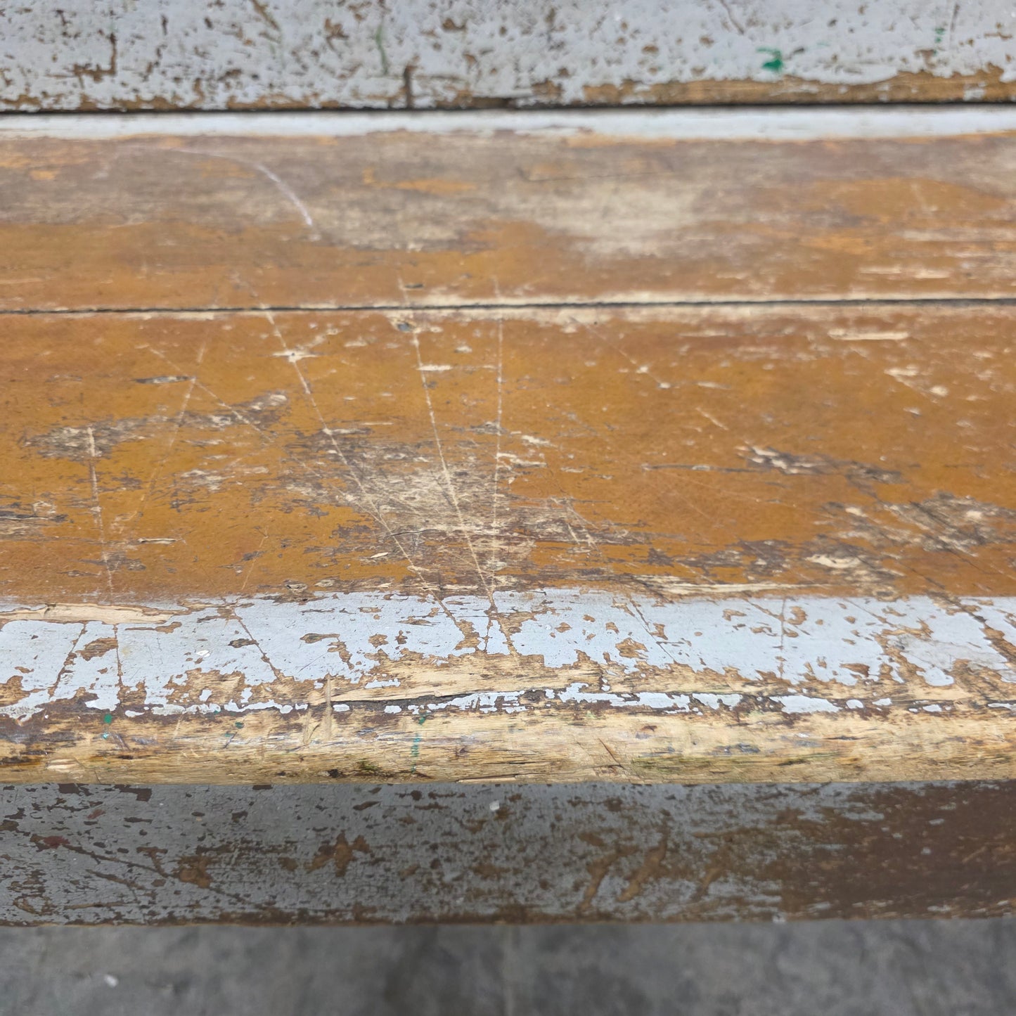 Painted Wood Work/Console Table