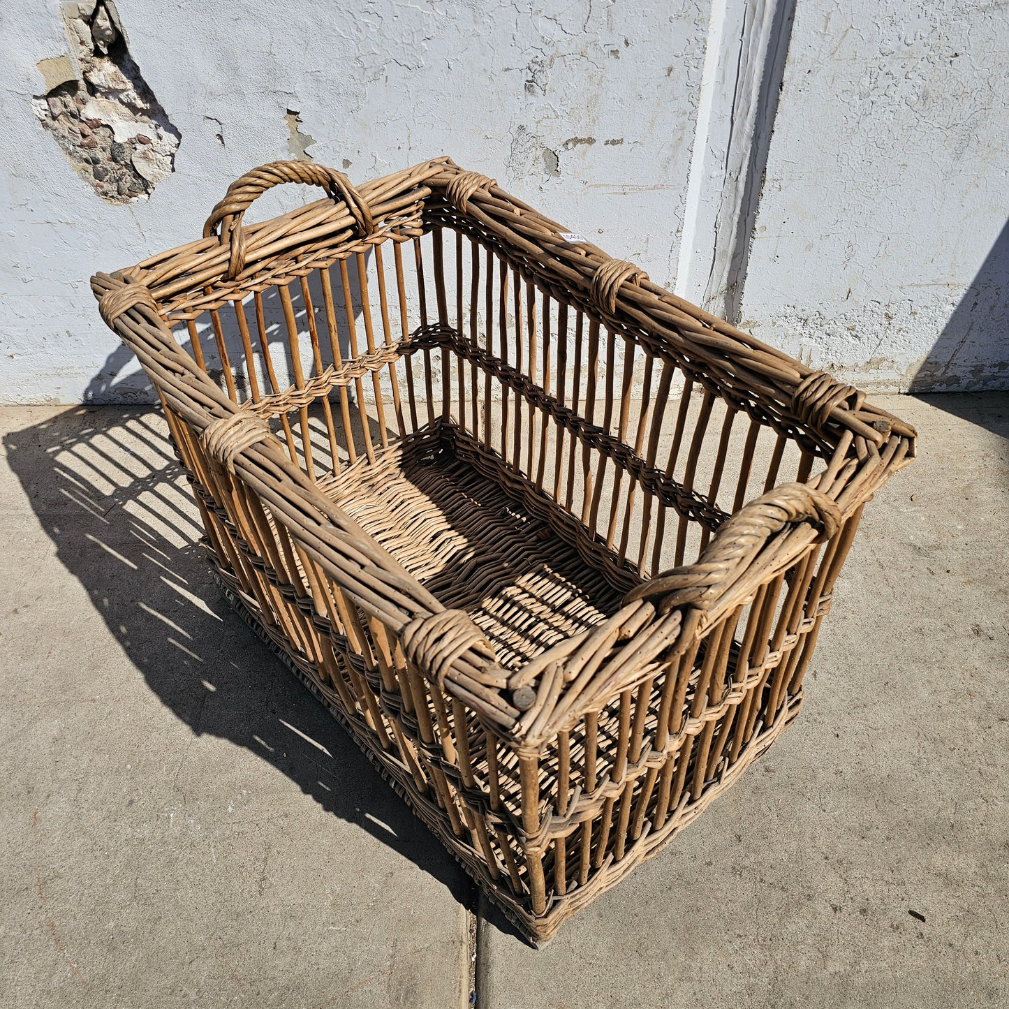 French Wicker Gathering Basket