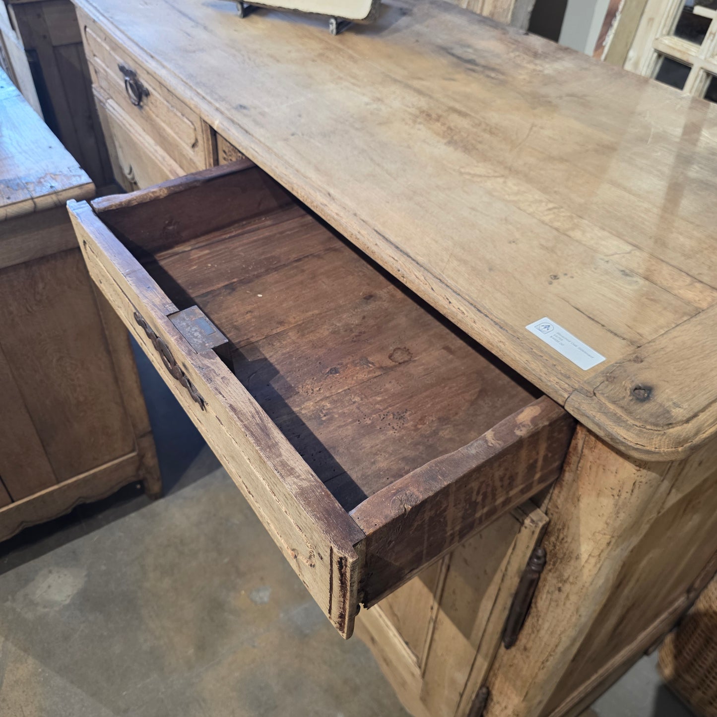 French Bleached Oak Sideboard
