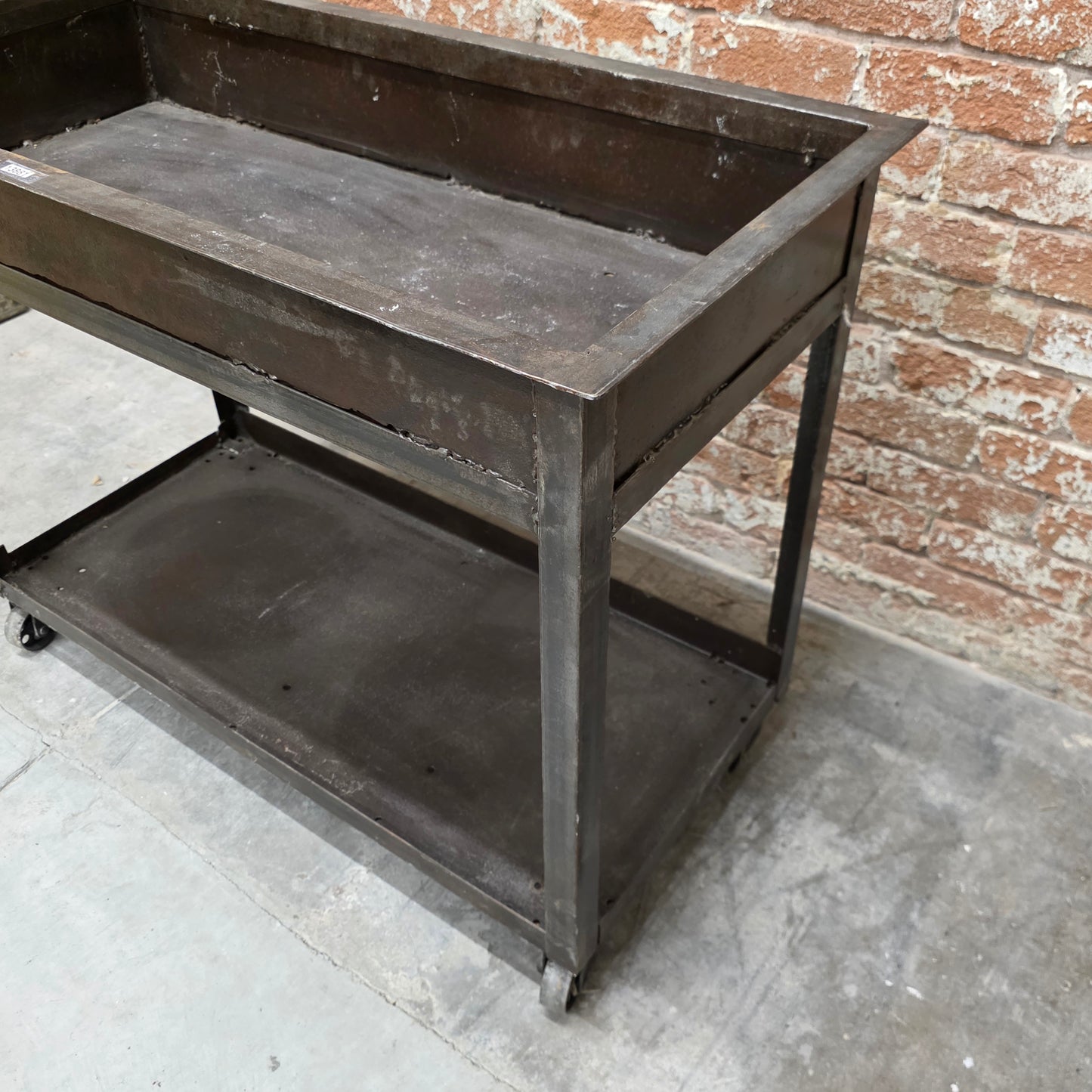 Industrial Rolling Bar Trolley / Garden Trolley