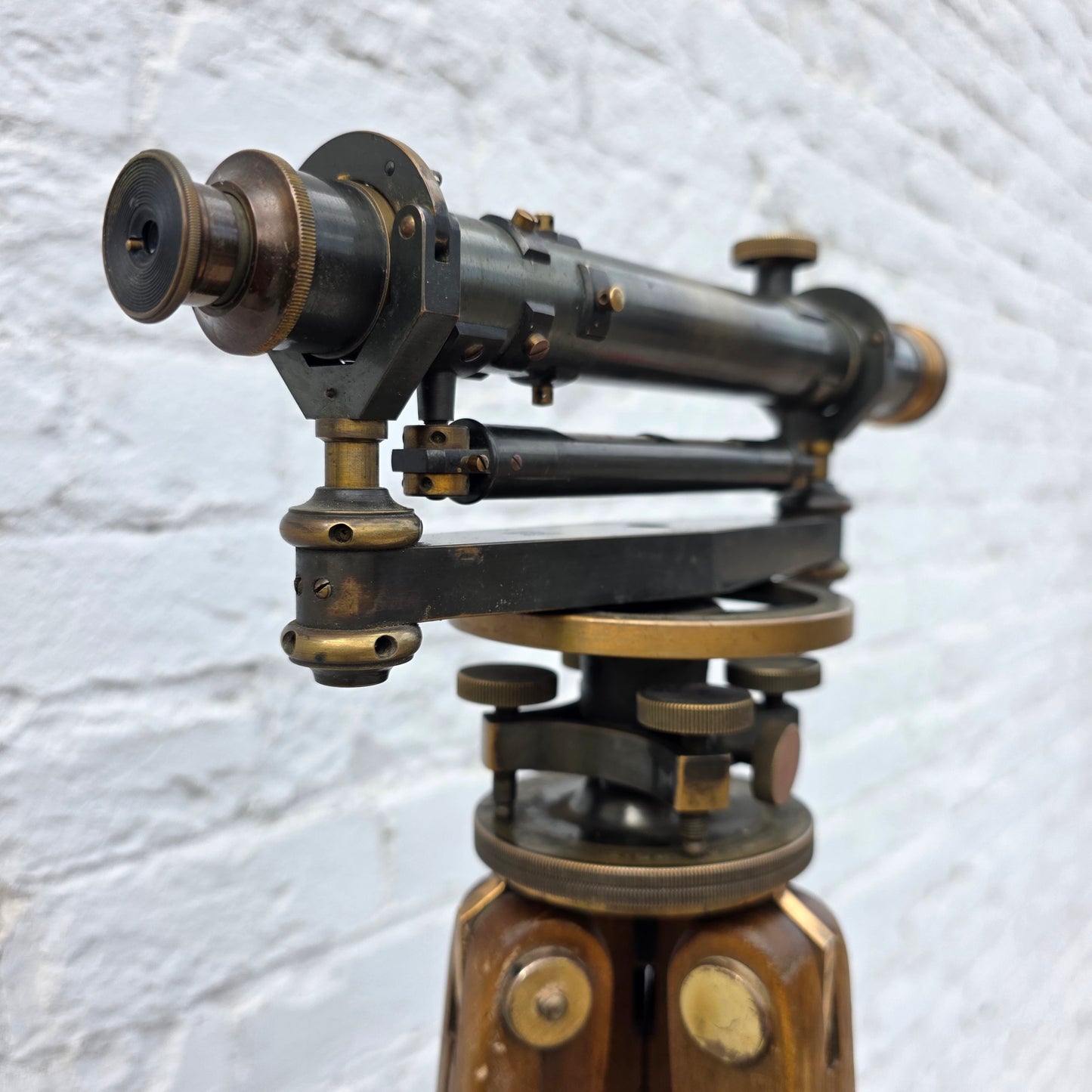 Vintage Keuffel and Esser Transit Surveyor's Level in Original Case with Tripod (Architectural)