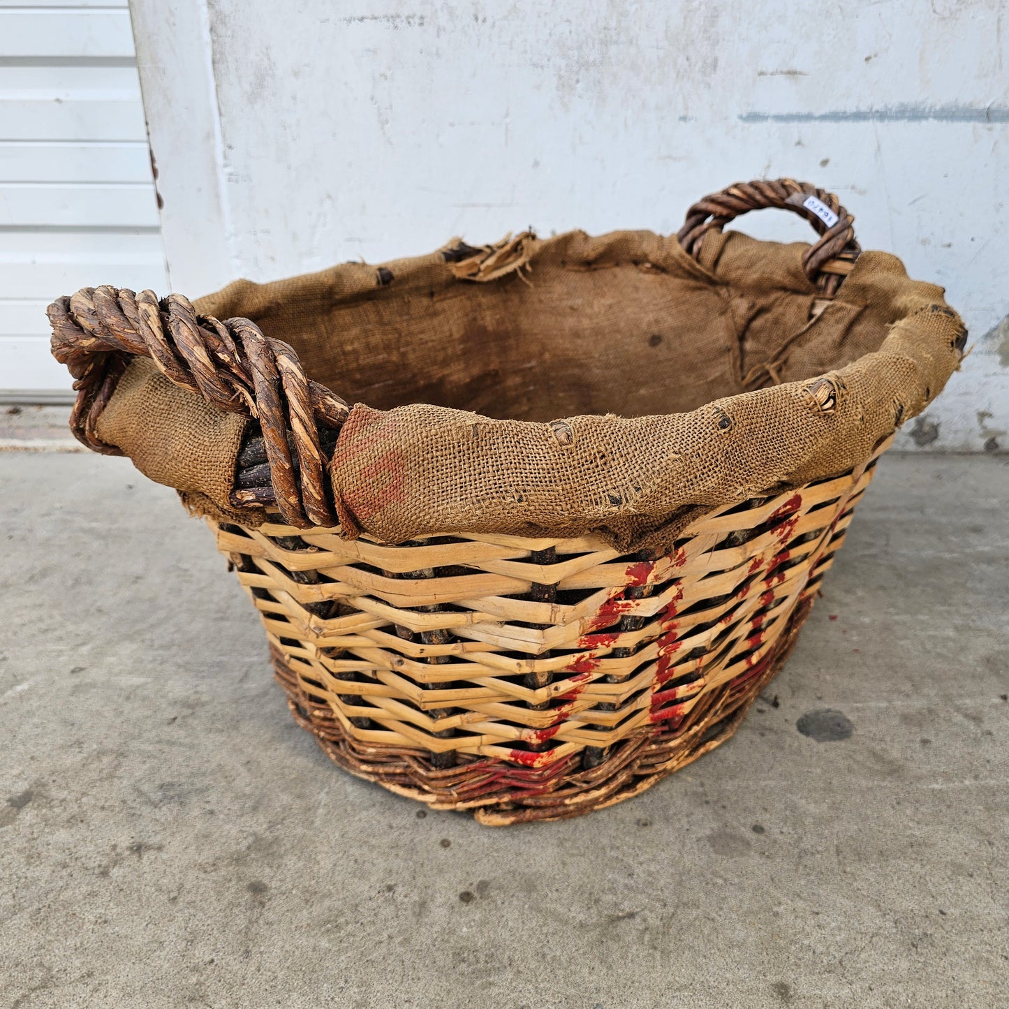 French Grape Harvest Basket