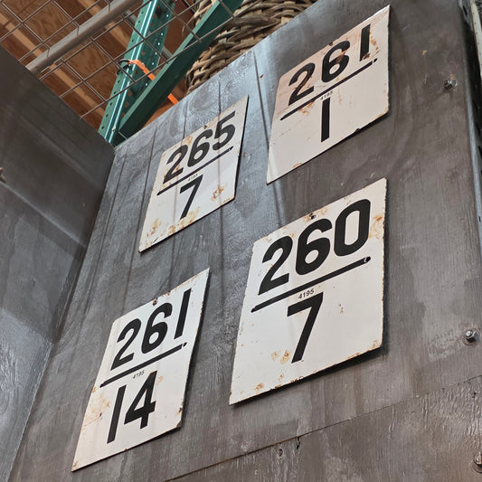 Railroad Marker Signs