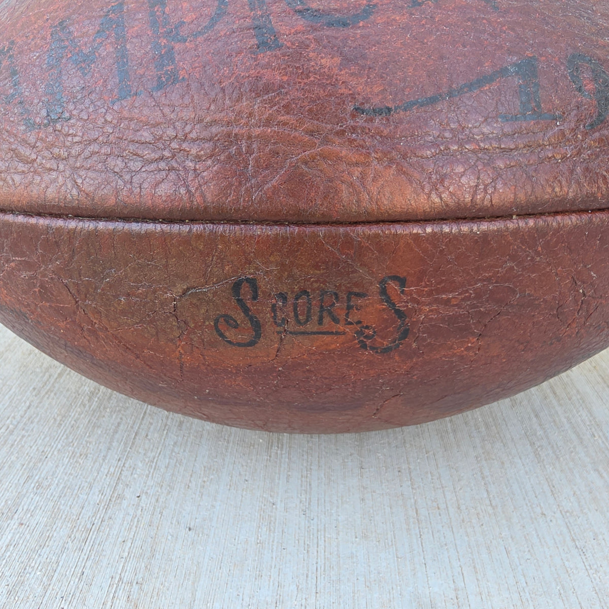 Antique Leather Spalding Football