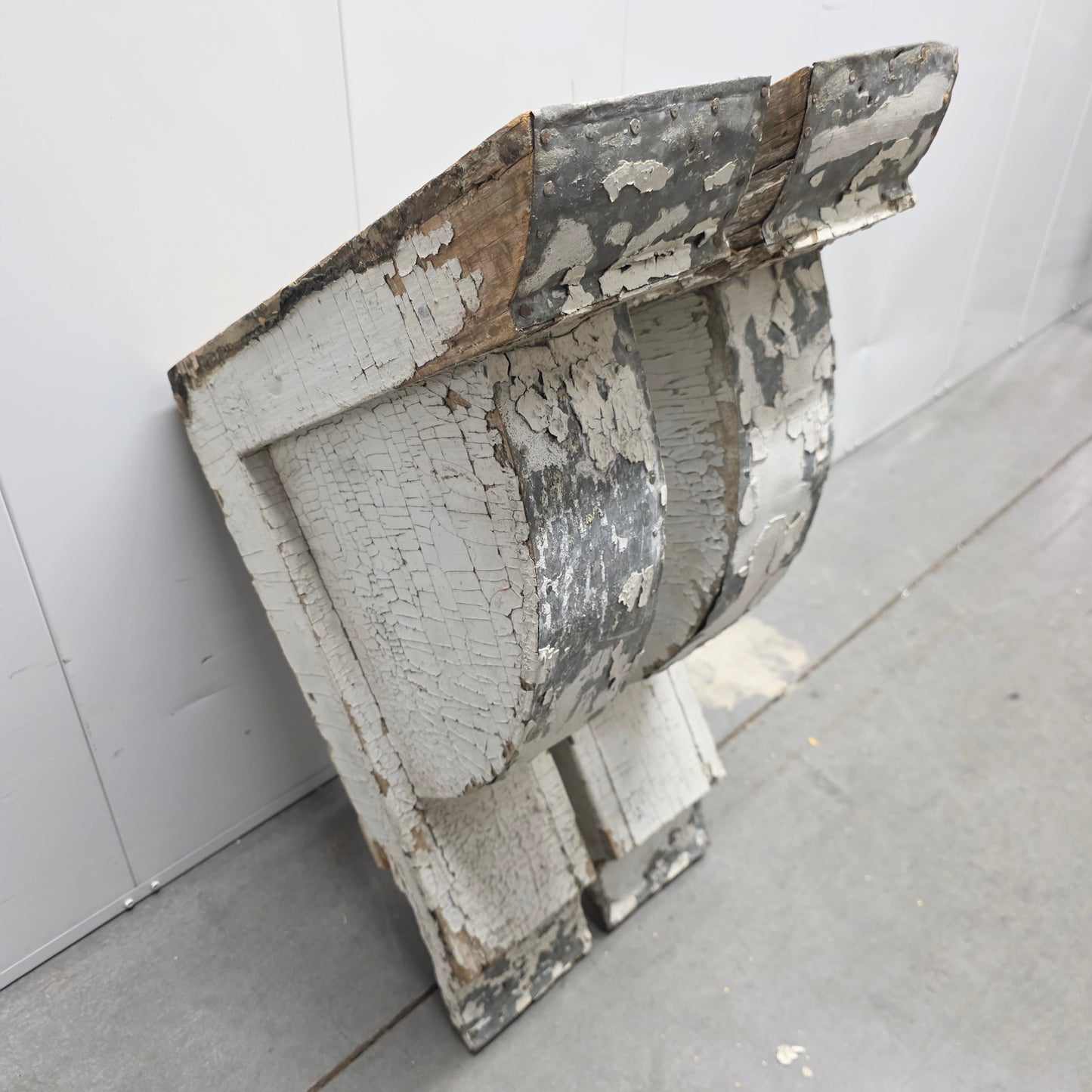 Pair of Chippy White Corbels