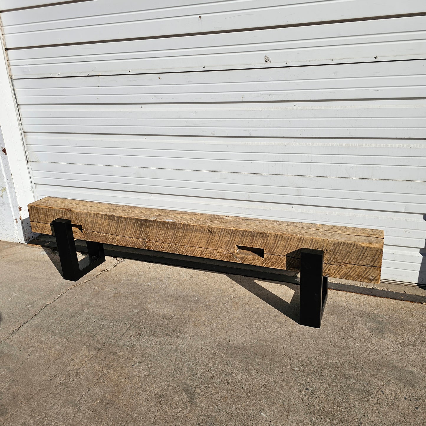 Antique Barn Beam Bench