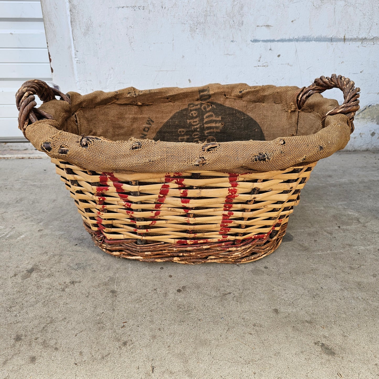 French Grape Harvest Basket