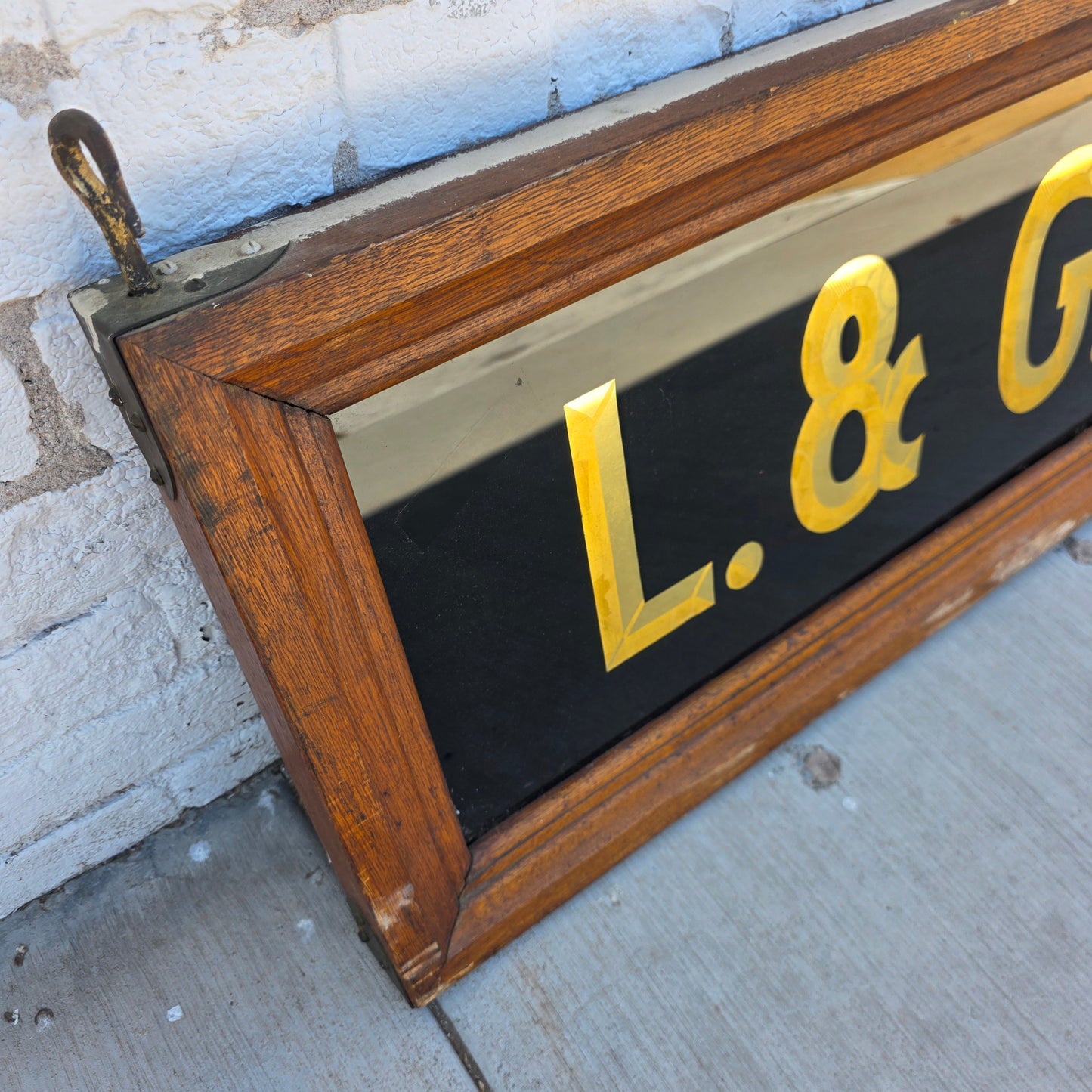 L. & G. Enameled Wares Reverse Painted on Glass (Double-sided)
