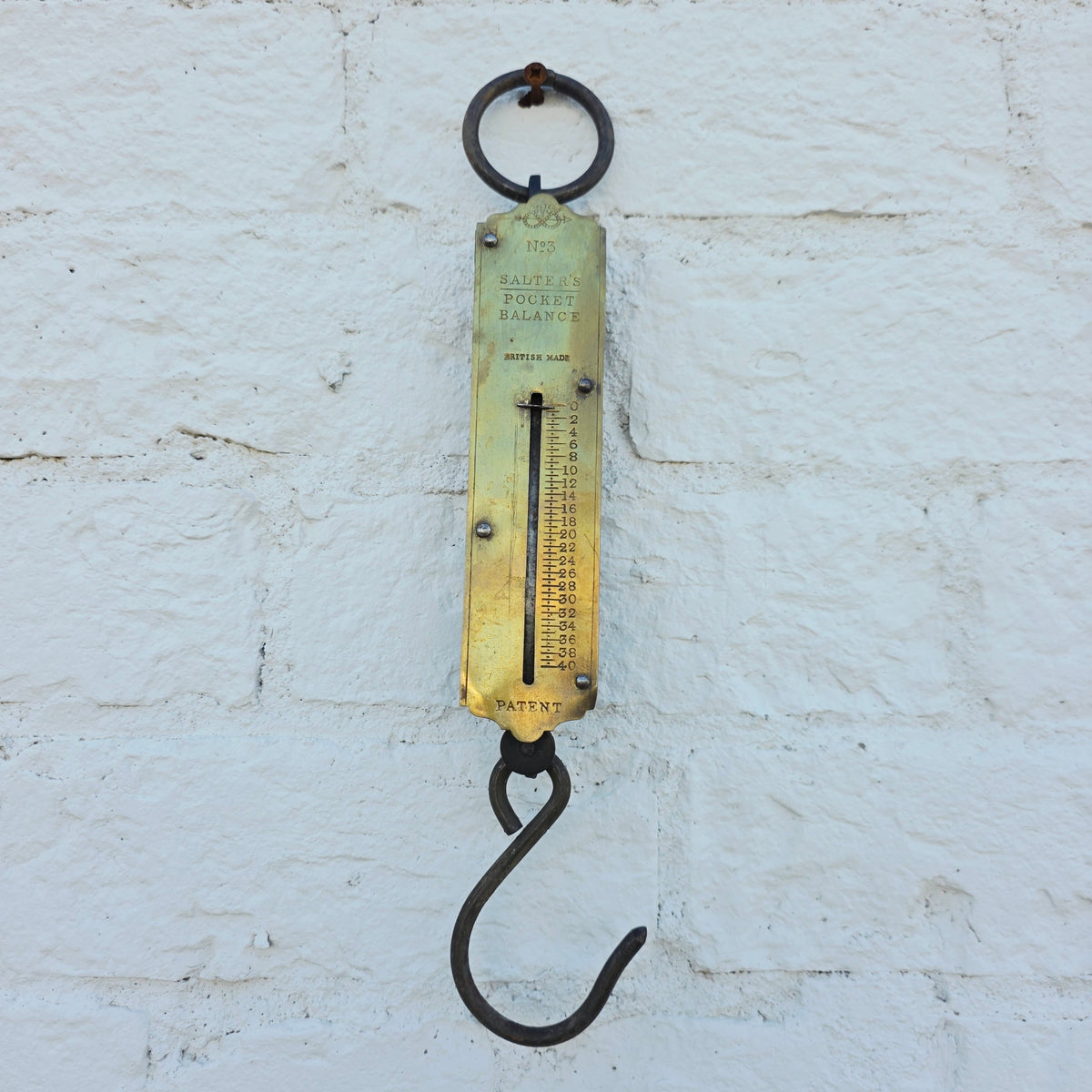 Antique Brass English Scale