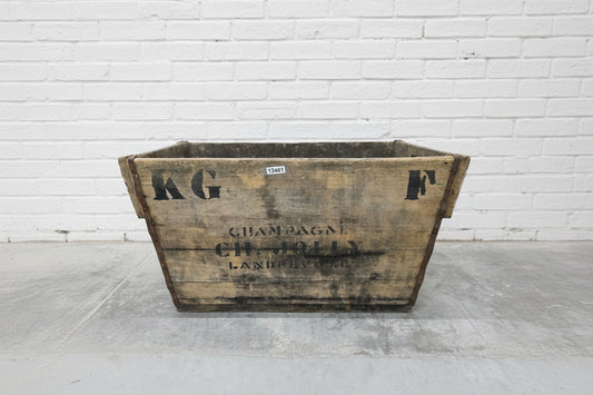French Wooden Champagne Crate
