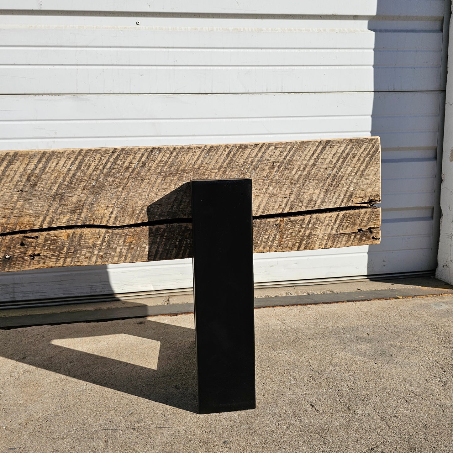 Antique Barn Beam Bench