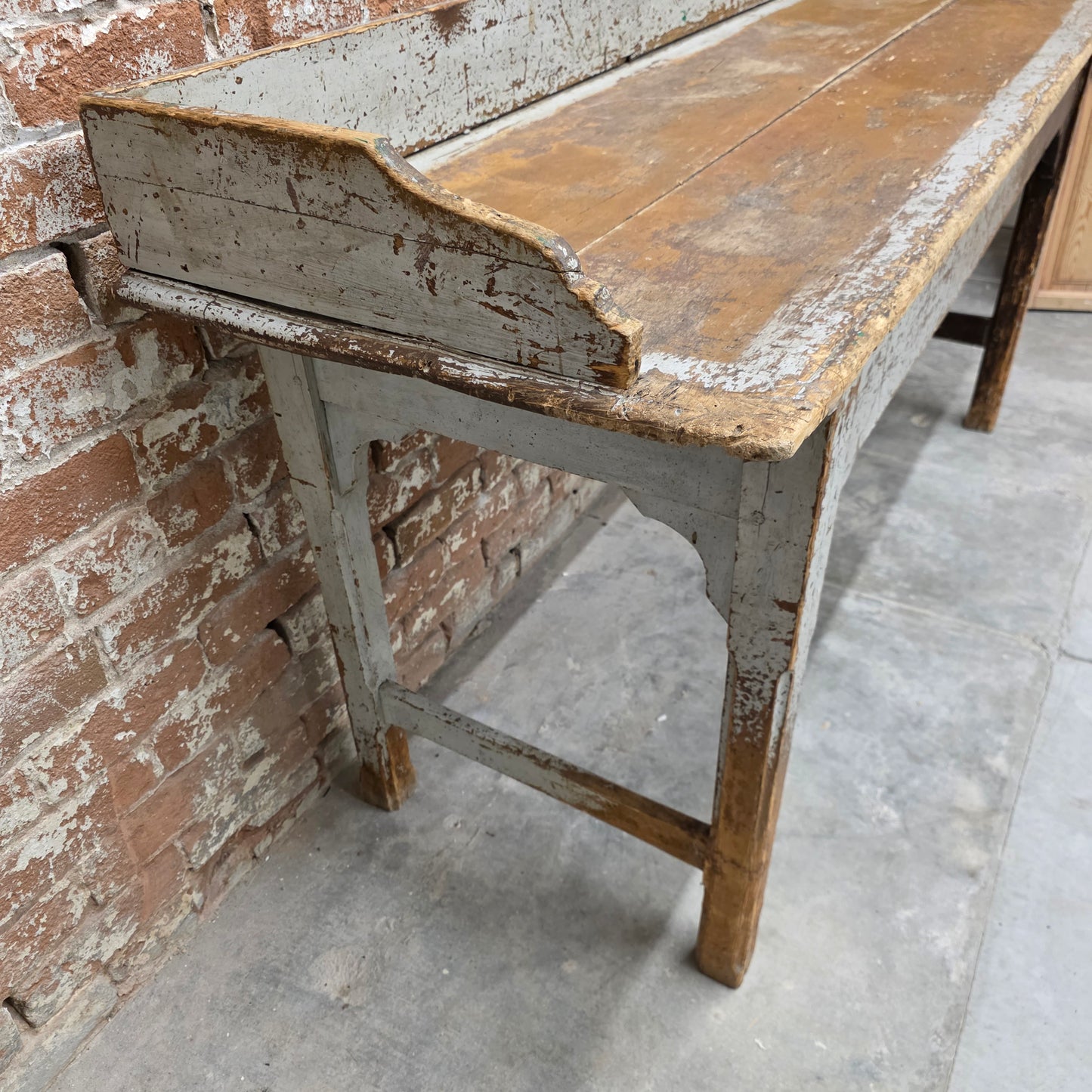 Painted Wood Work/Console Table