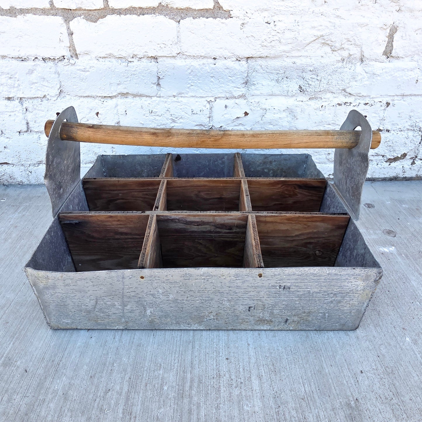 Galvanized Garden Tote