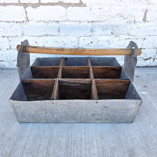 Galvanized Garden Tote