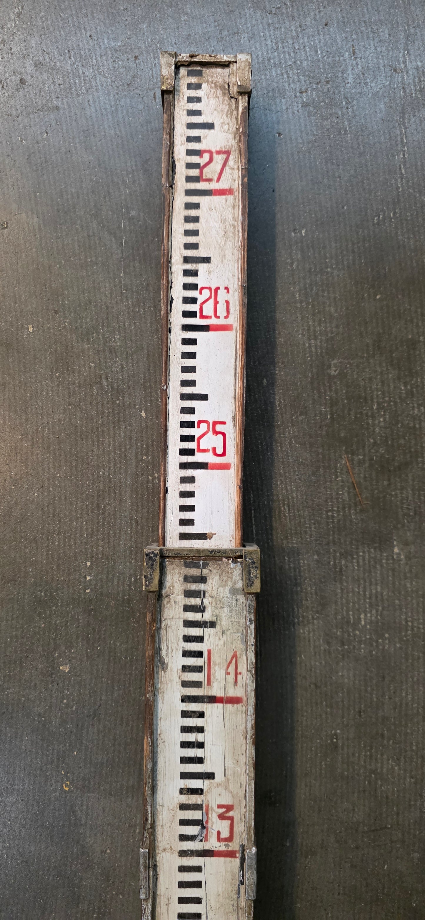 Decorative Vintage Surveyor Measuring Stick
