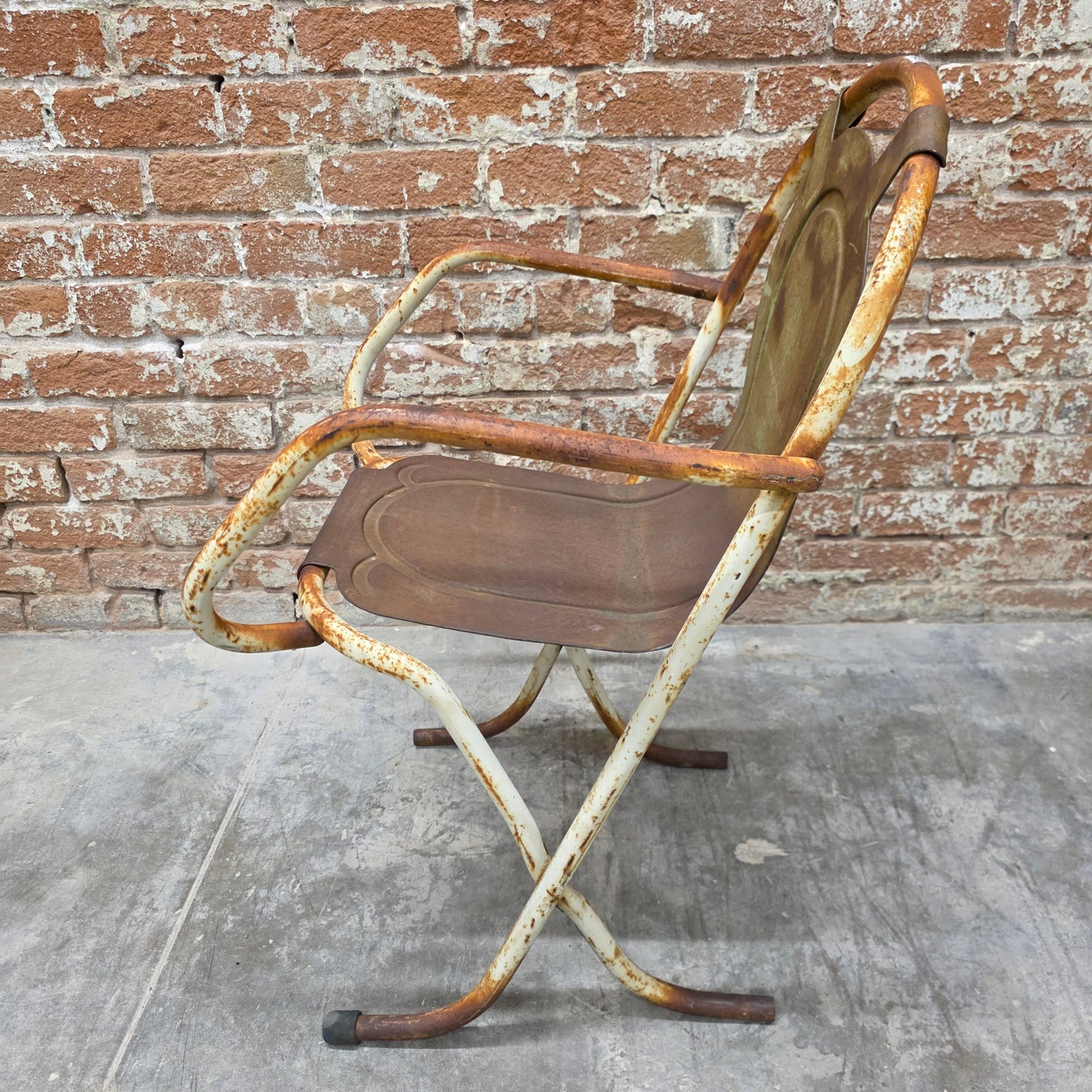 Set of 4 "Stak-a-Bye" English Garden Chairs