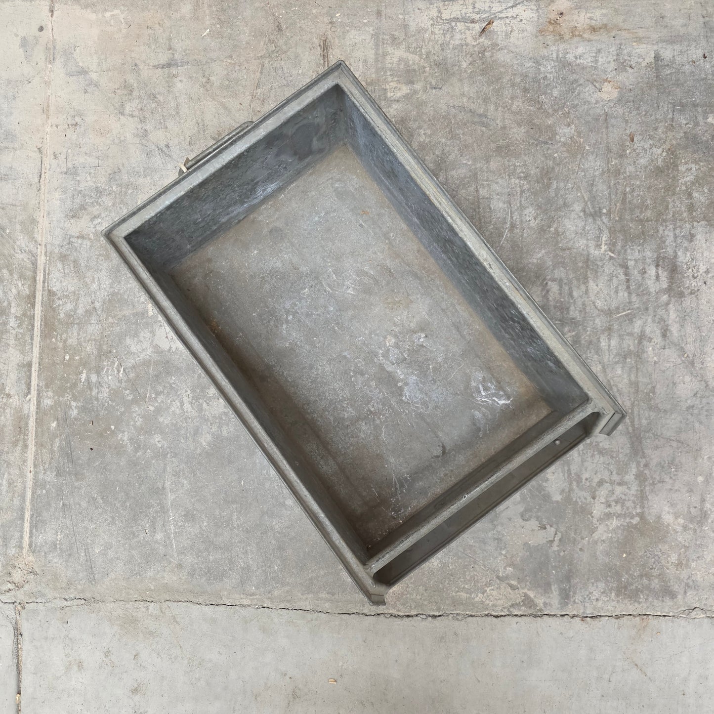 Stackable Industrial Galvanized Crate