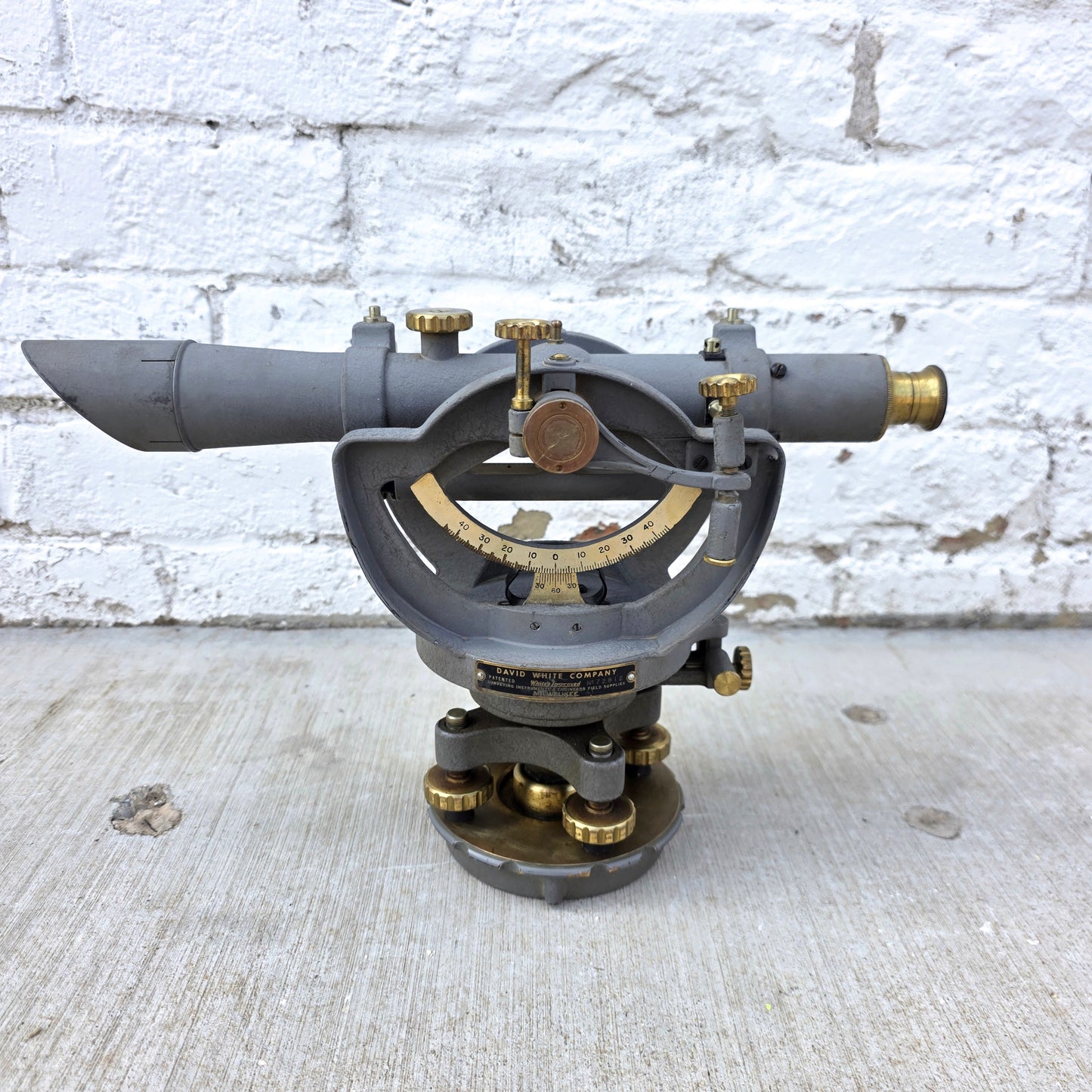 Vintage David White Company Surveyor's Transit (Decor)