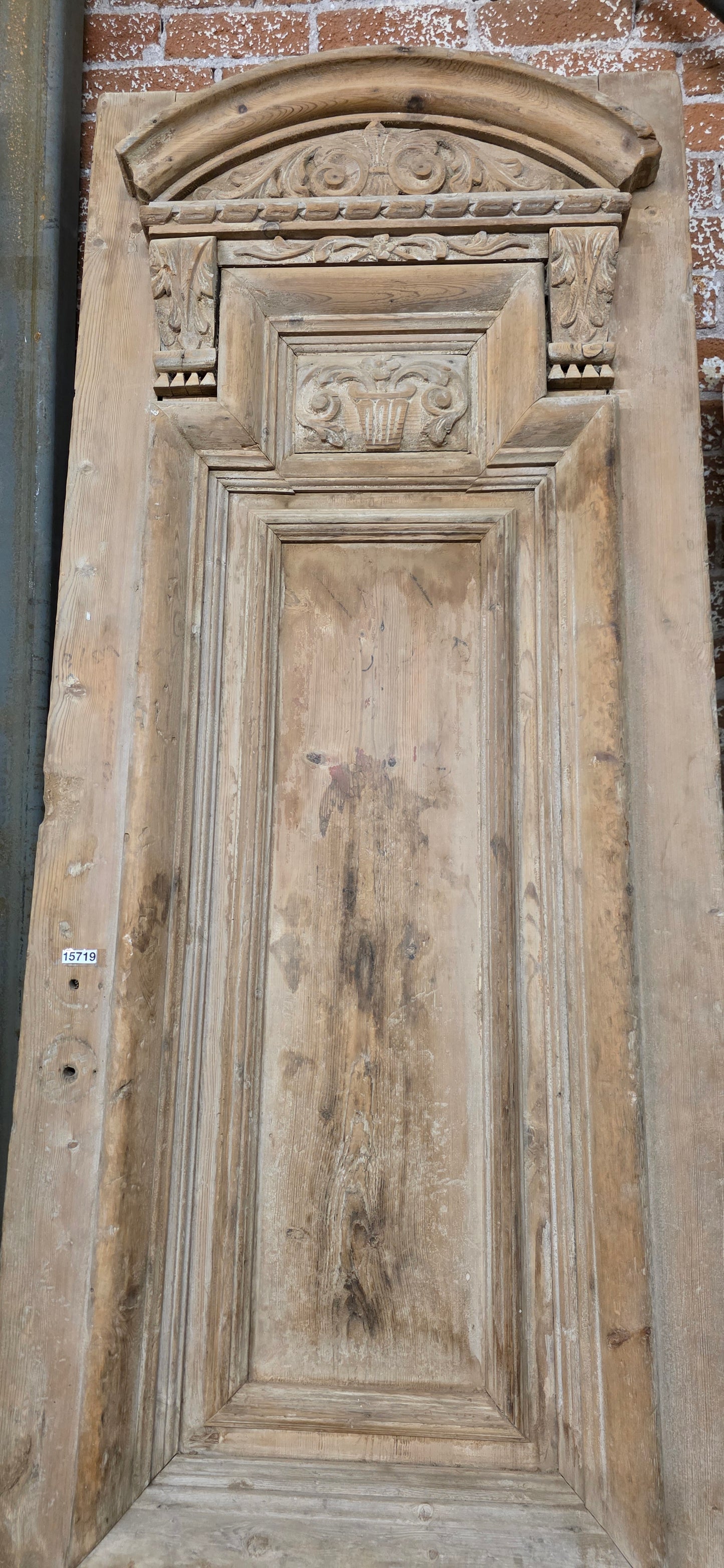 Pair of Carved Wood Panel Doors