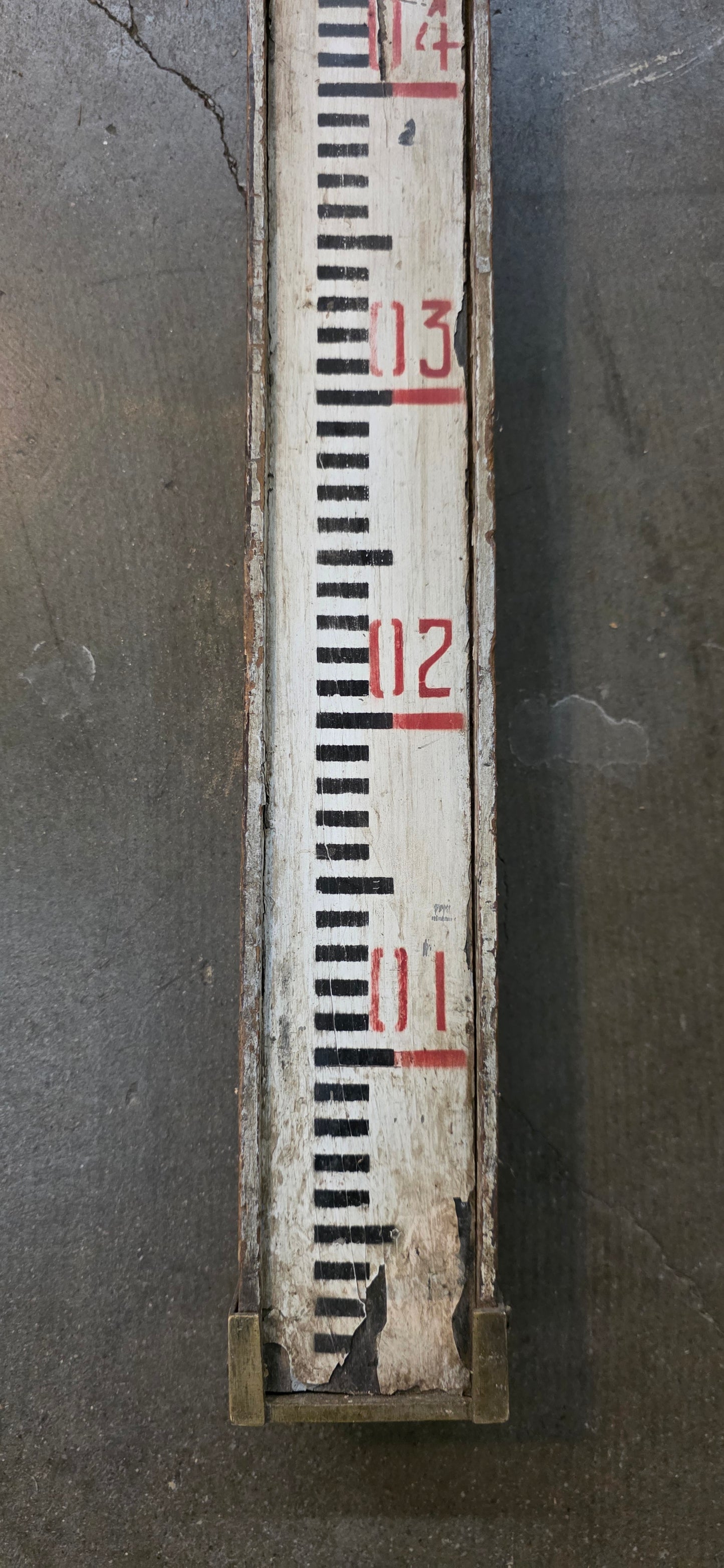 Decorative Vintage Surveyor Measuring Stick