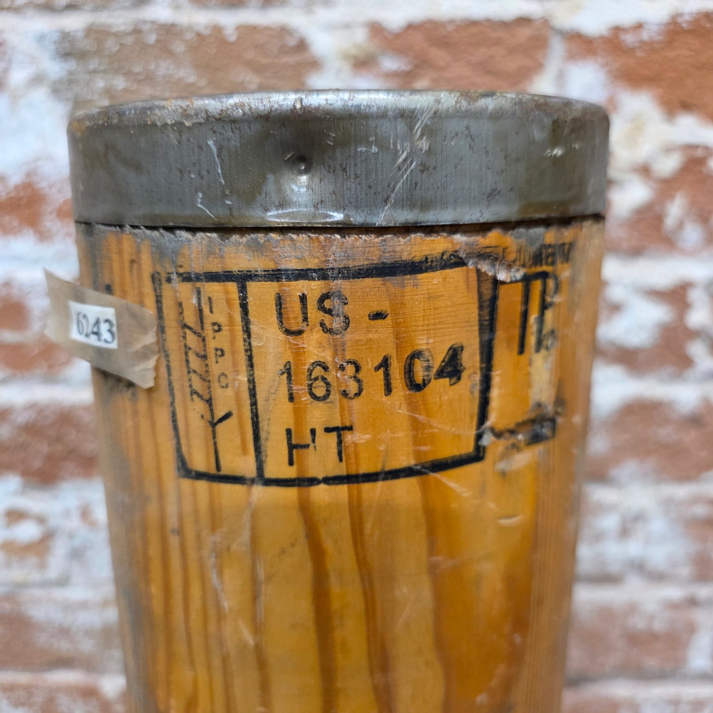 Wooden Cylinder 4'