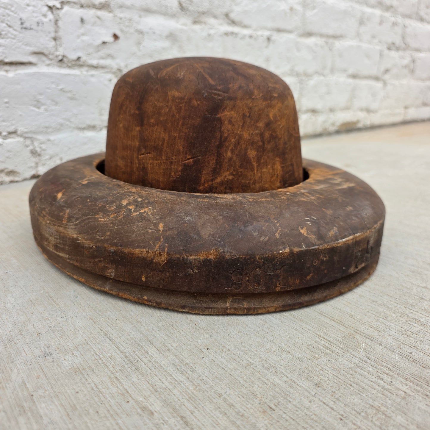 Vintage Wooden Milliner's Hat Block
