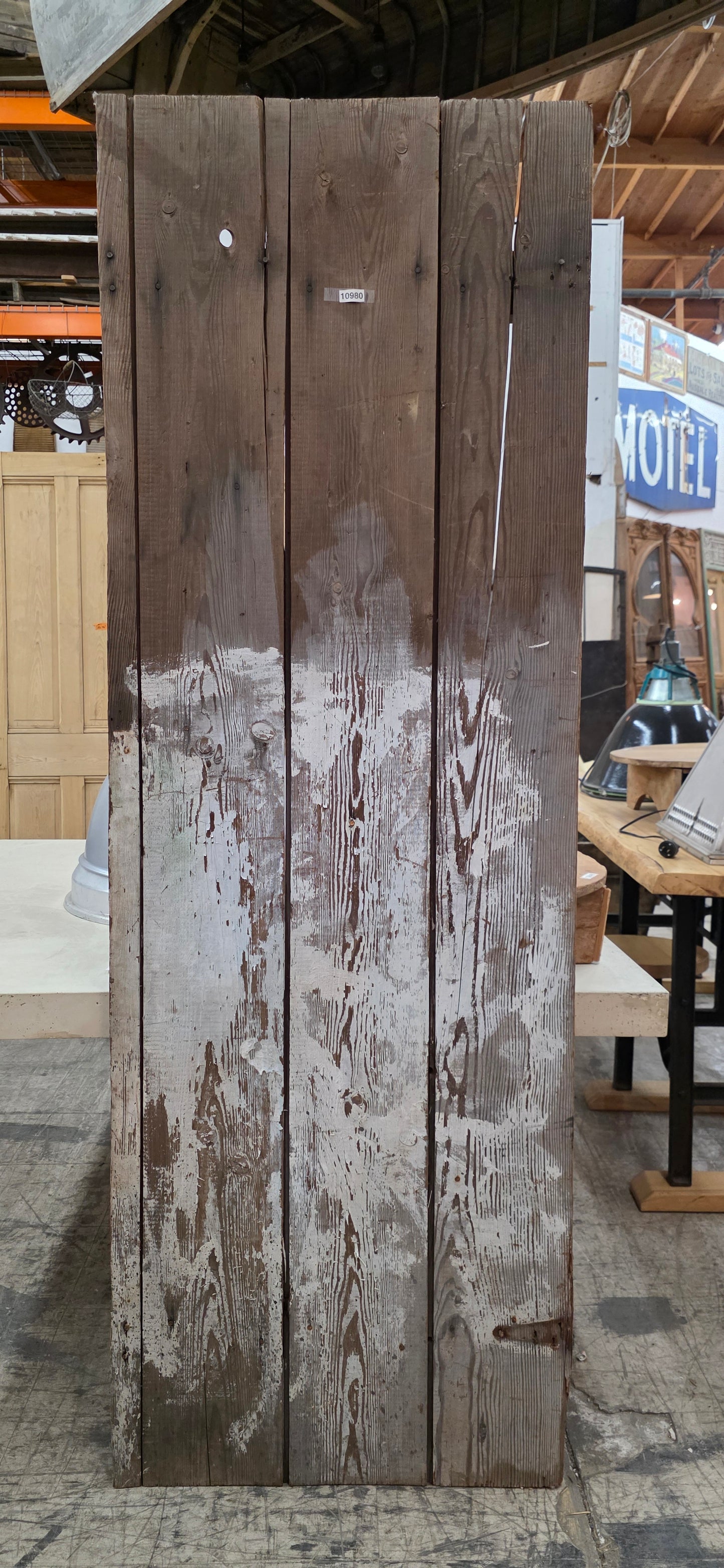 Wooden 3 Panel White "Z" Gate