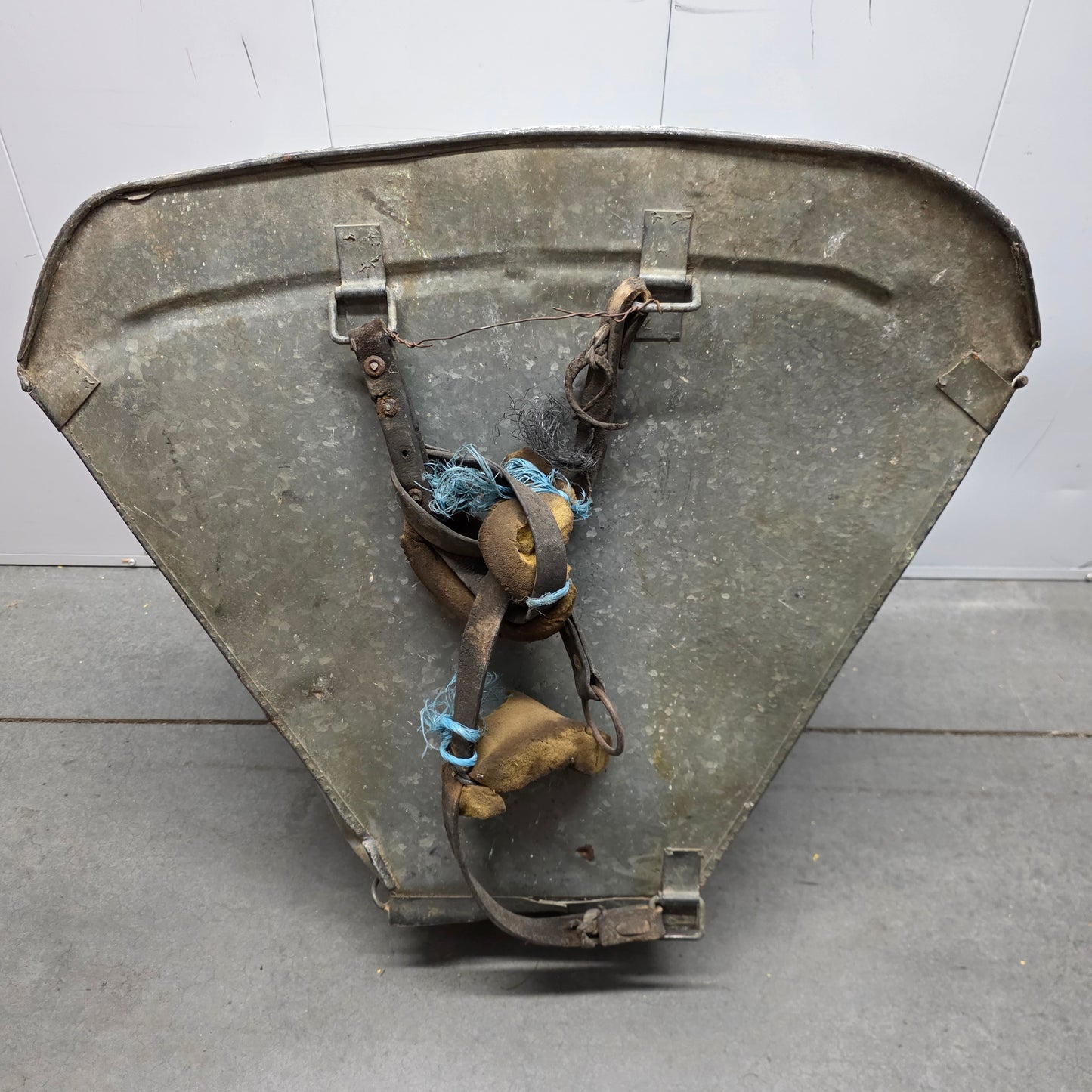 French Zinc Grape Gathering Bucket