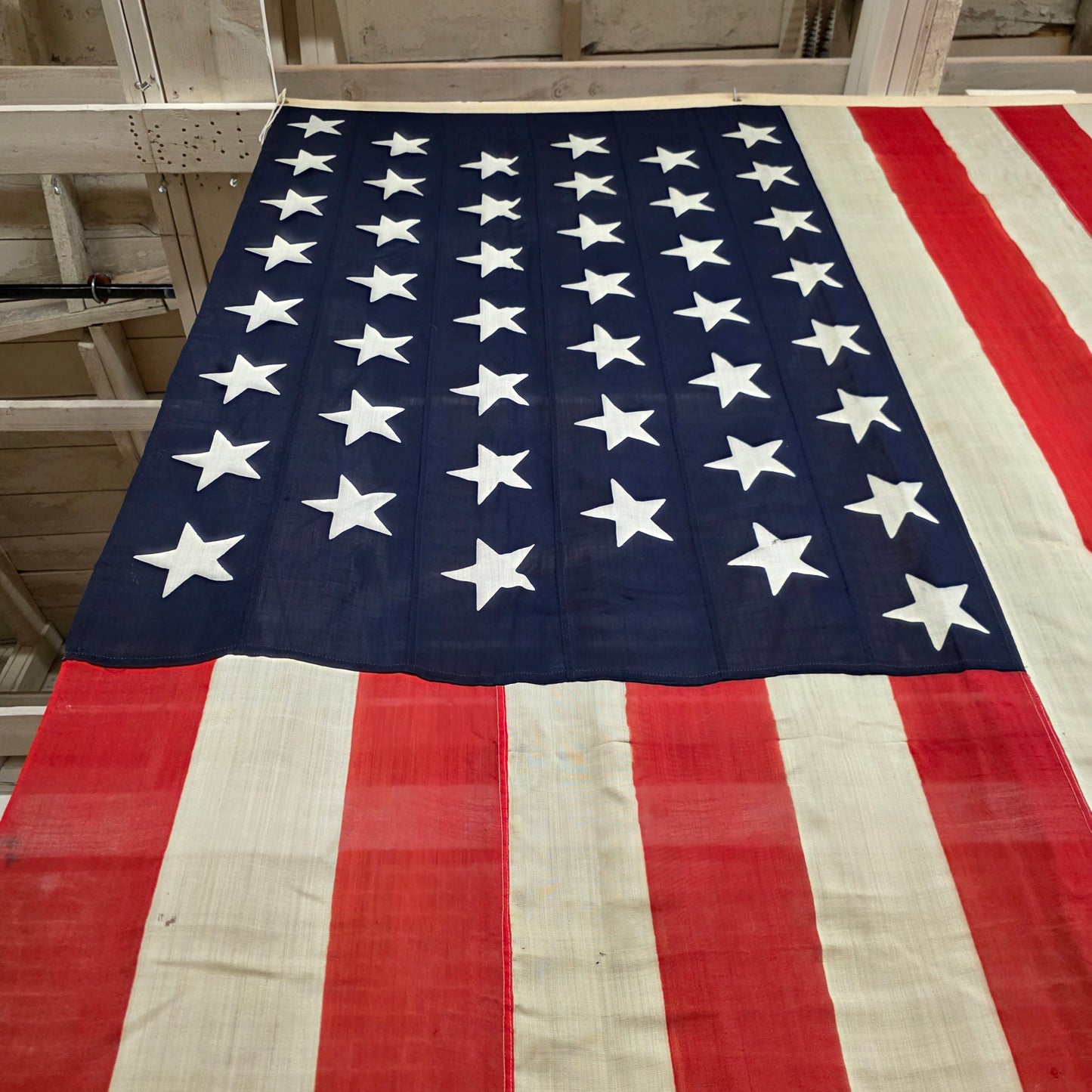 Antique 44 Star American Flag