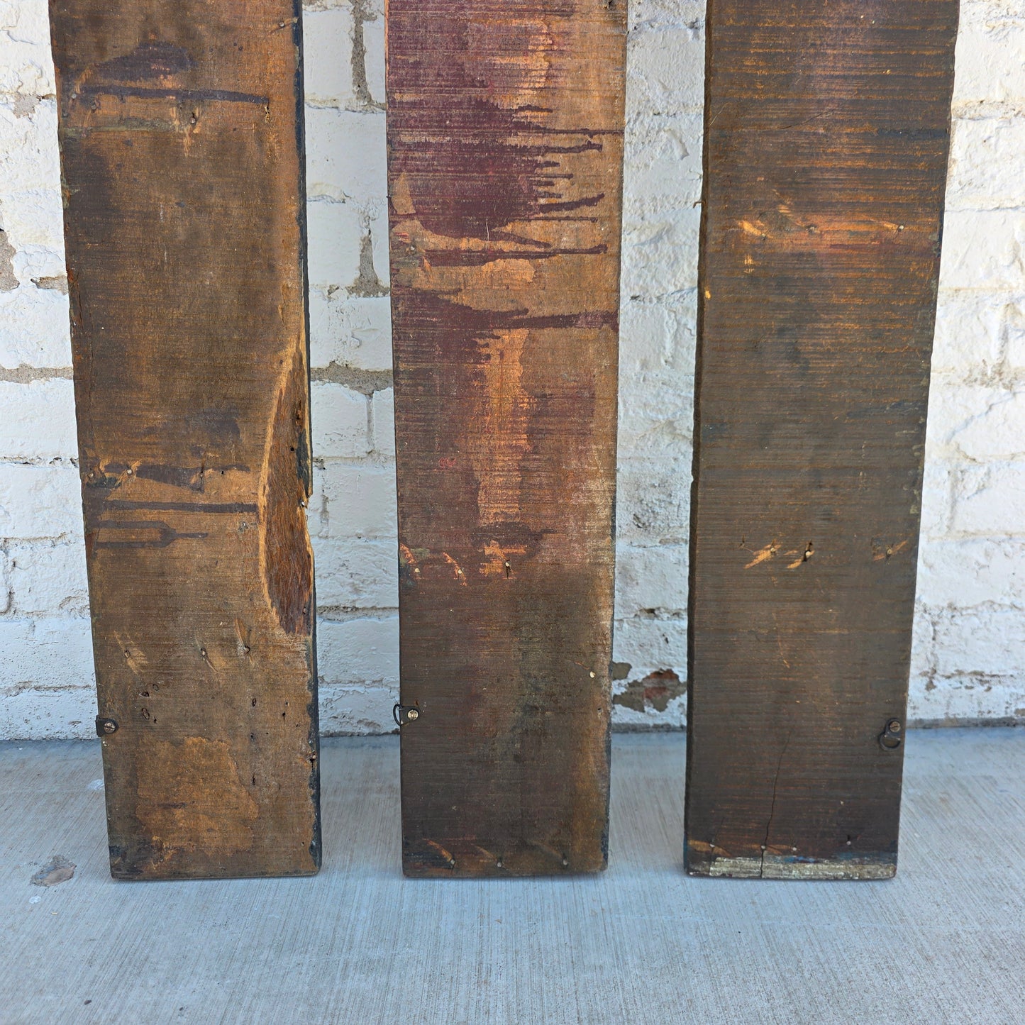 Blue Wood Painted Hardware Store Panel