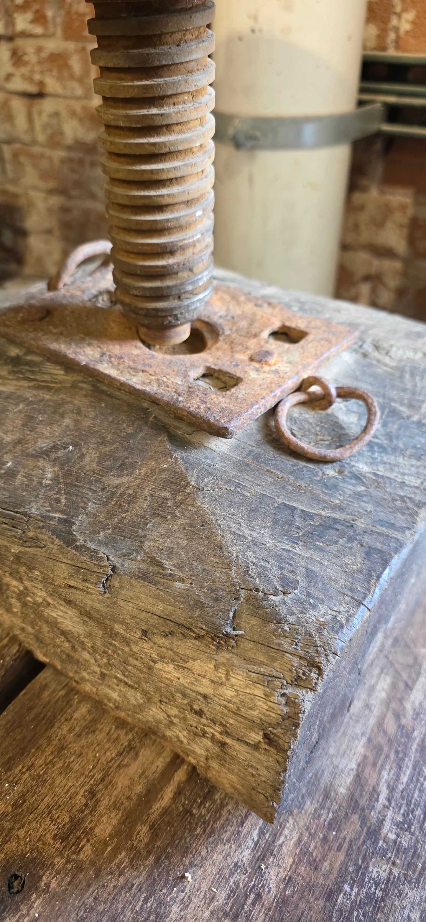 Antique Wood Fruit & Wine Press