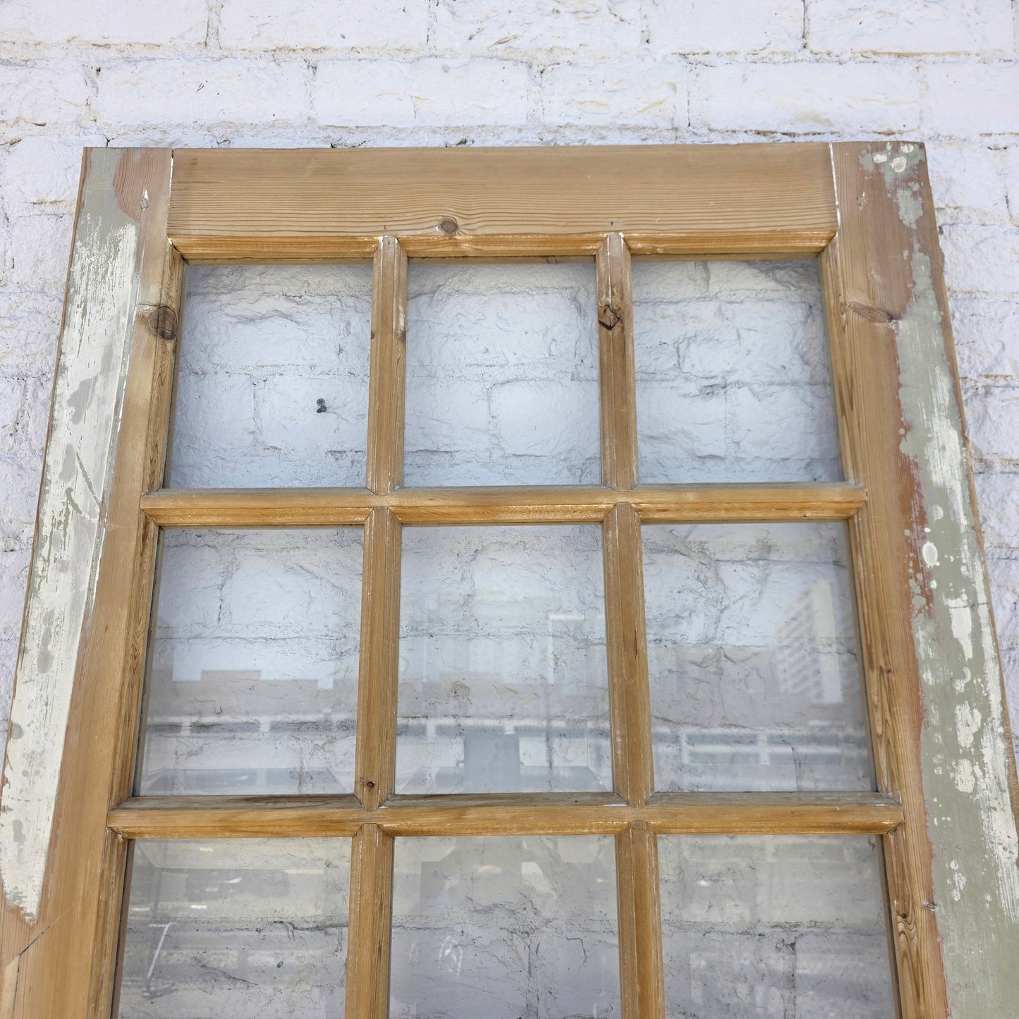 Single Antique French Door with 18 Lites