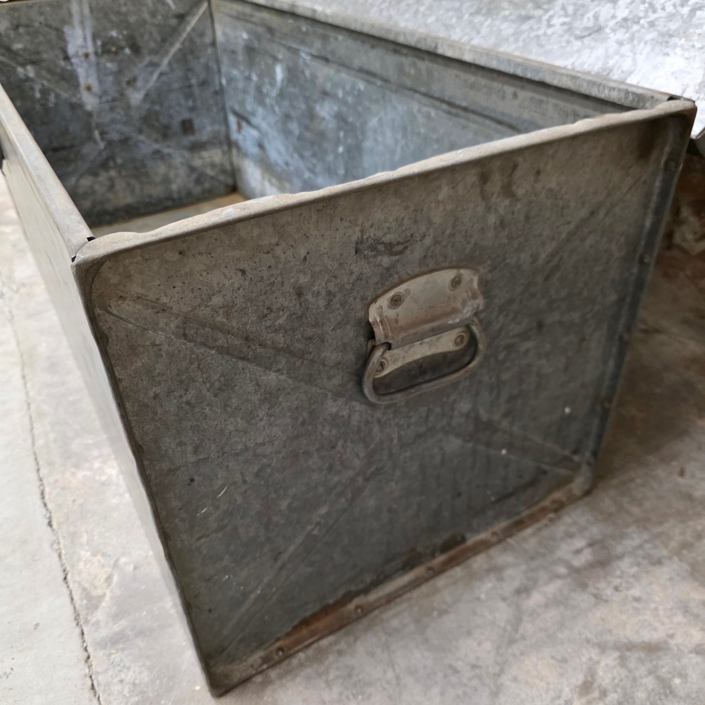 Galvanized Metal Trunk