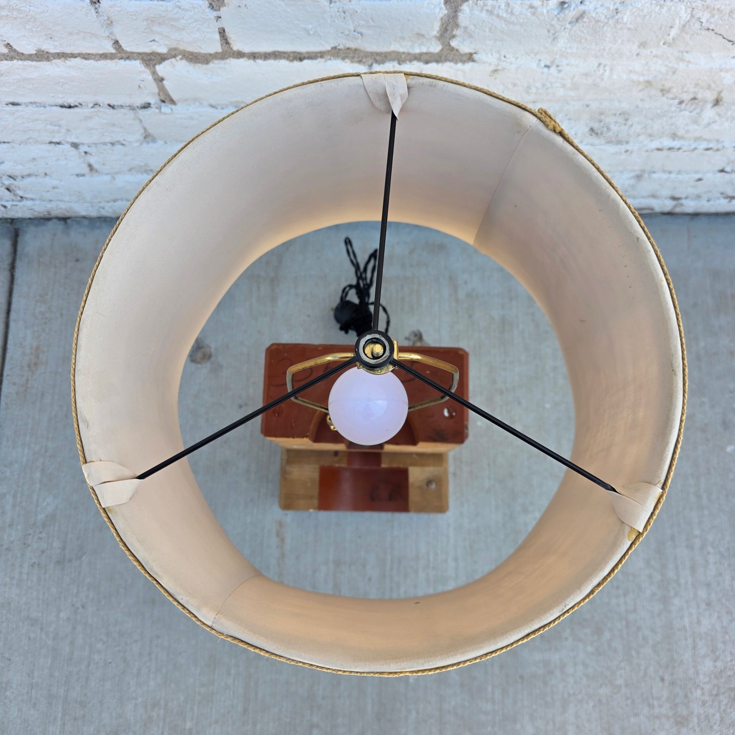 Repurposed Vintage Foundry Mold Lamp