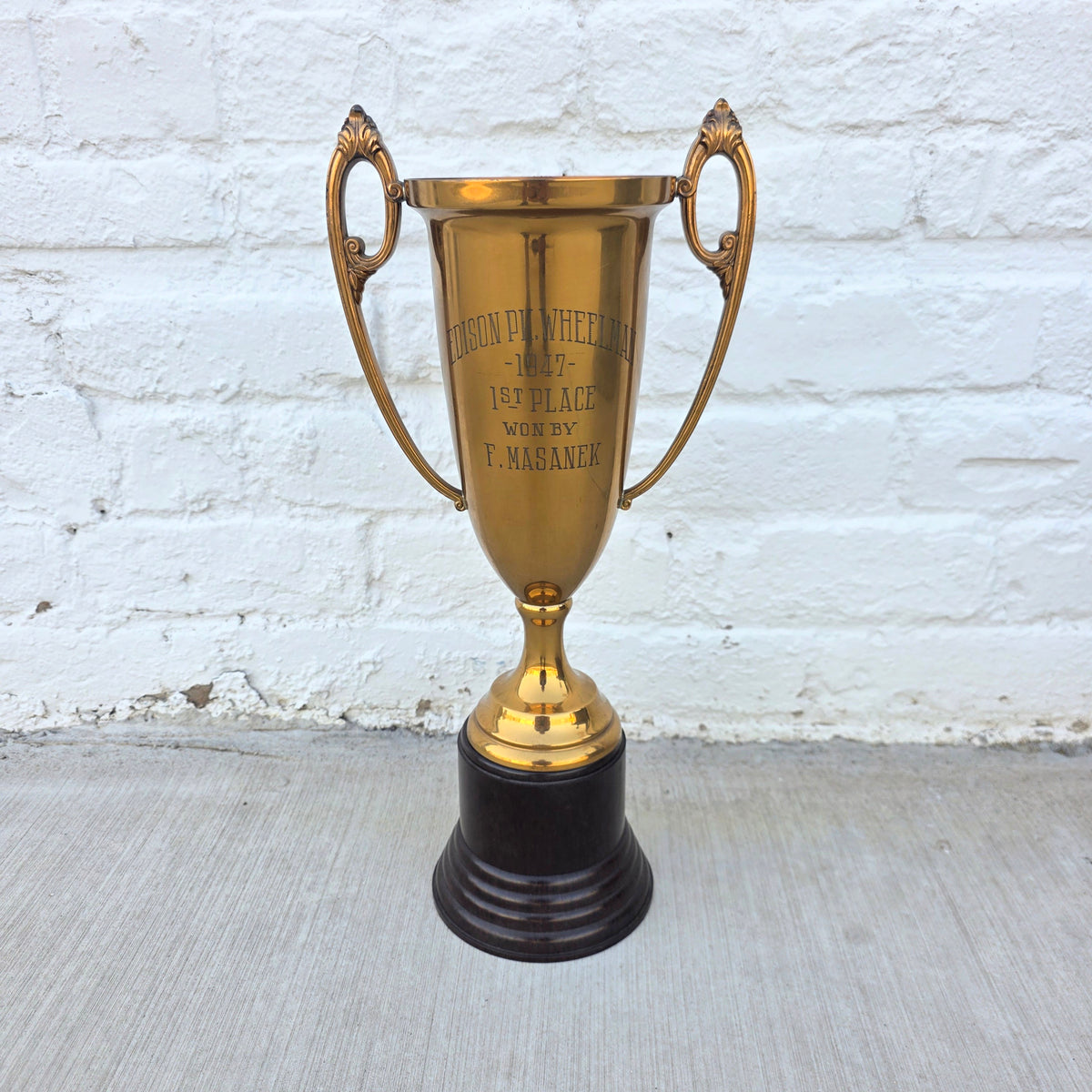 1947 Edison Pk> Wheelman 1st Place Trophy
