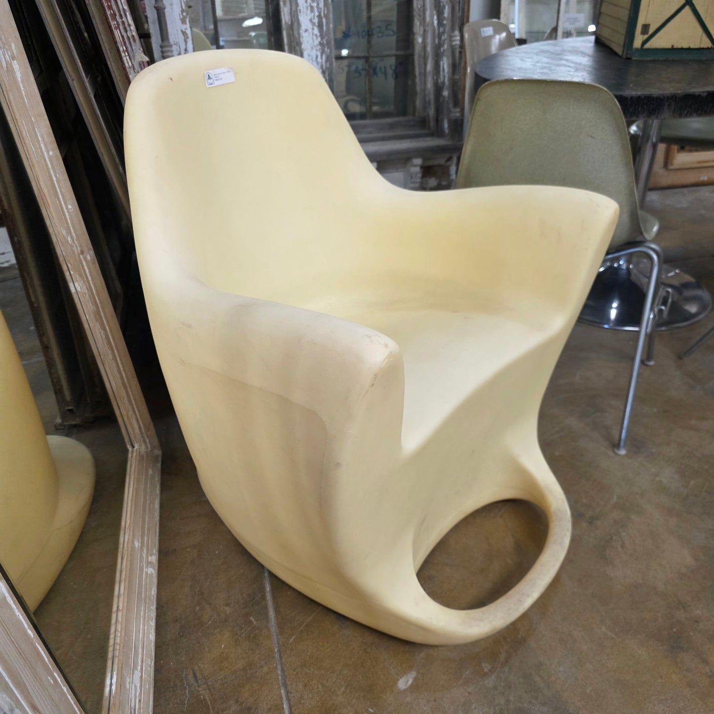 Marco Pocci Italian Molded "Flip" Chair
