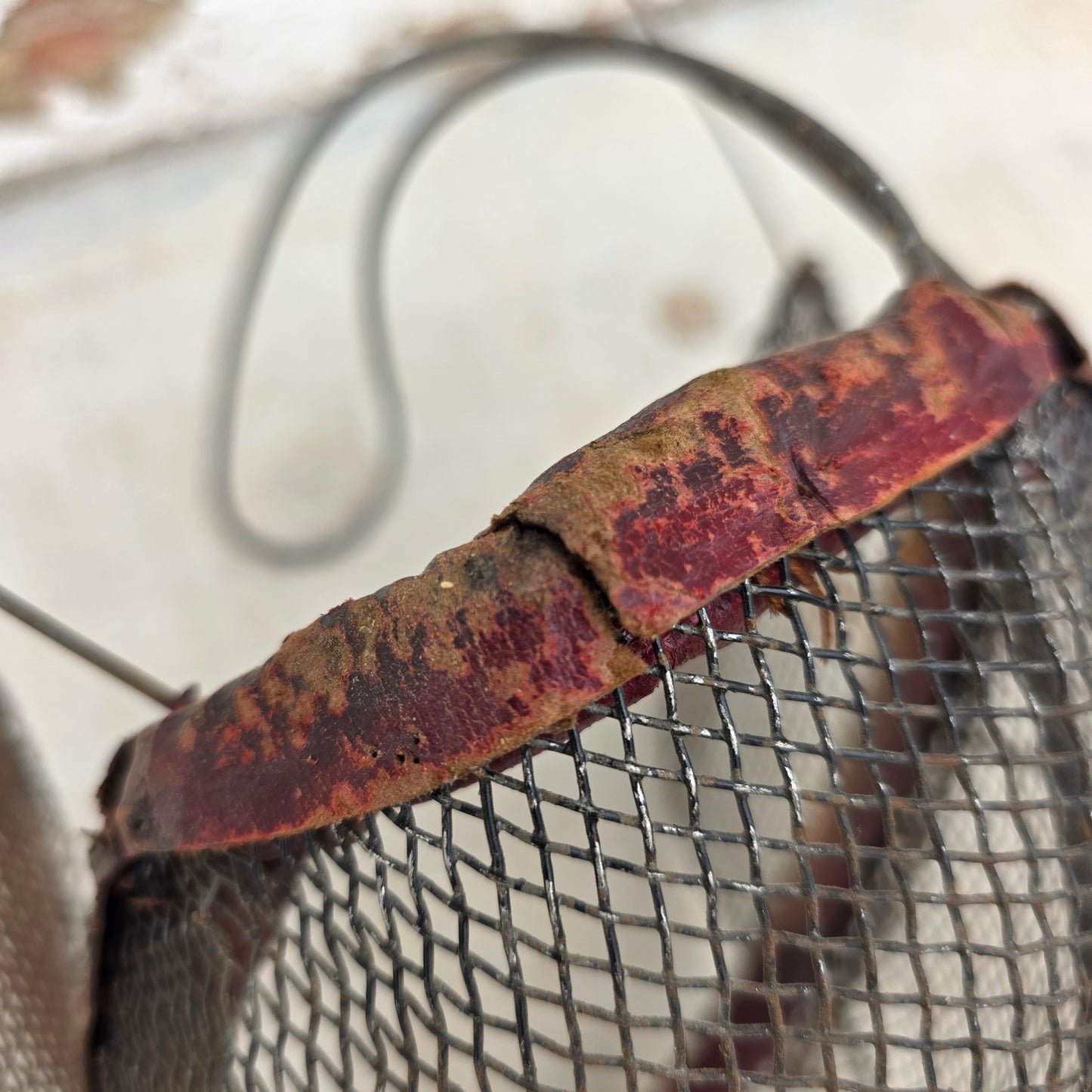 Antique Wire Mesh Fencing Mask, Circa late 19th Century