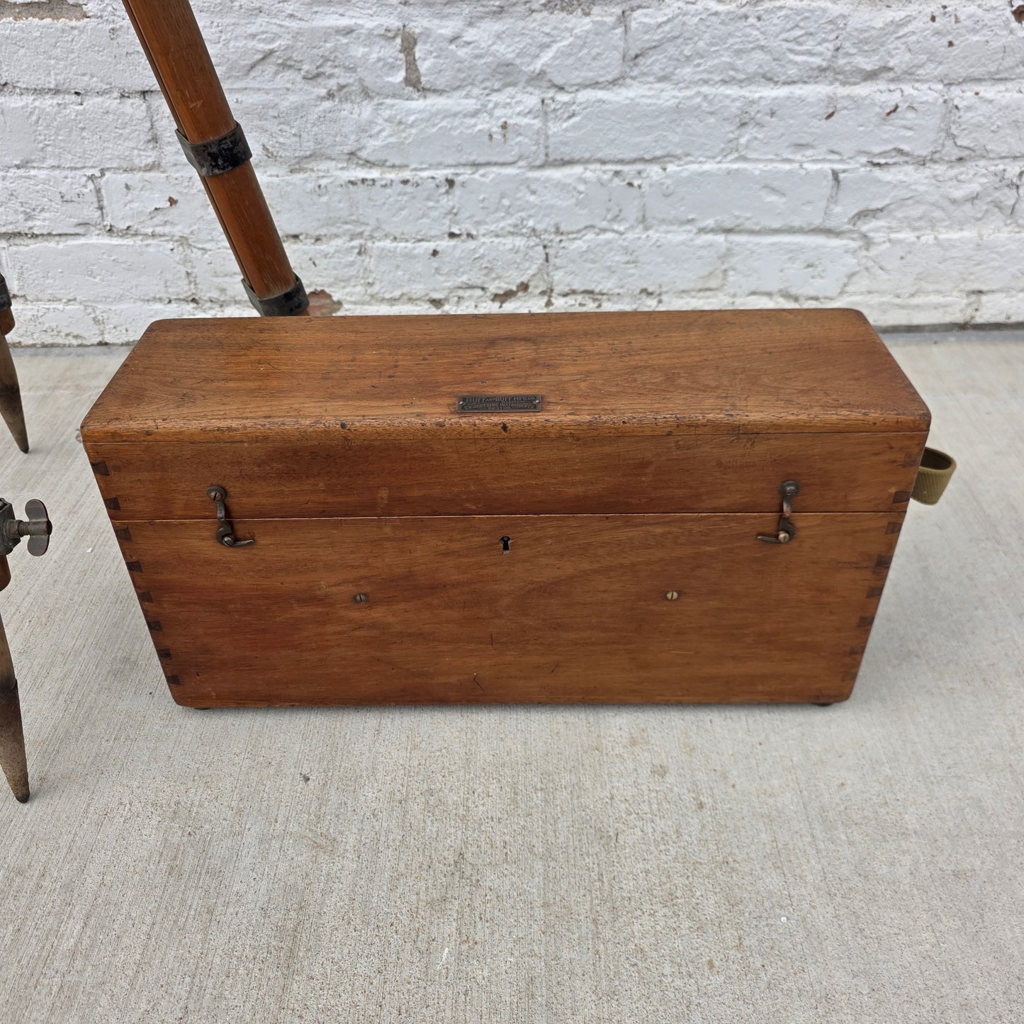 Vintage Buff and Buff Transit Level in Original Case with Tripod (Architectural)