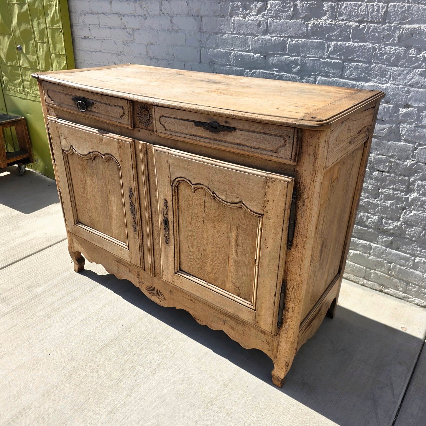 French Bleached Oak Sideboard