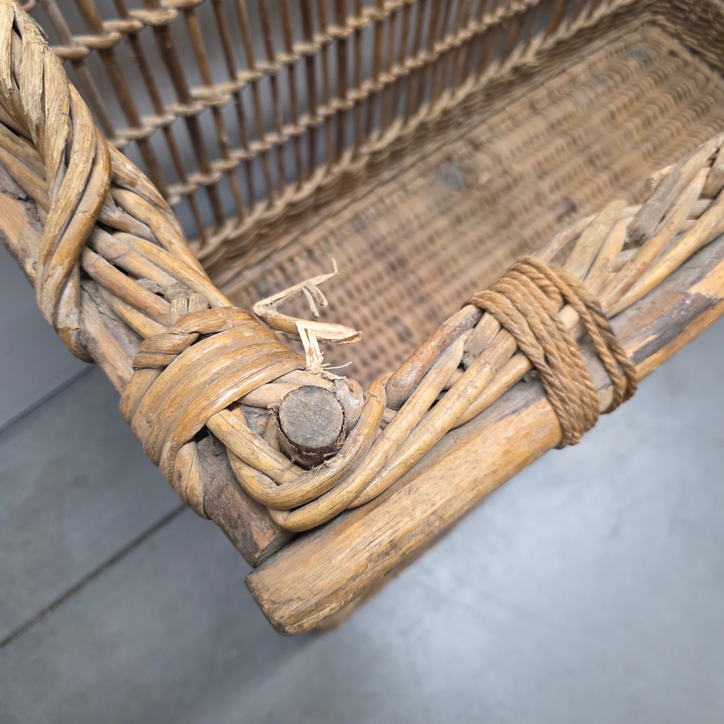 French Market Basket on Wheels